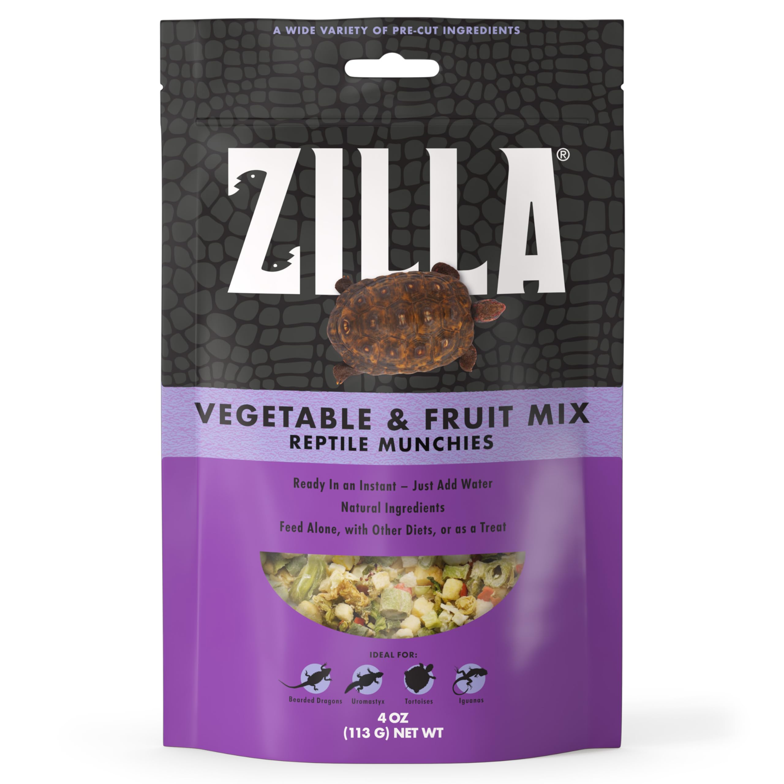 Zilla Reptile Munchies Vegetable and Fruit Mix 4 oz.