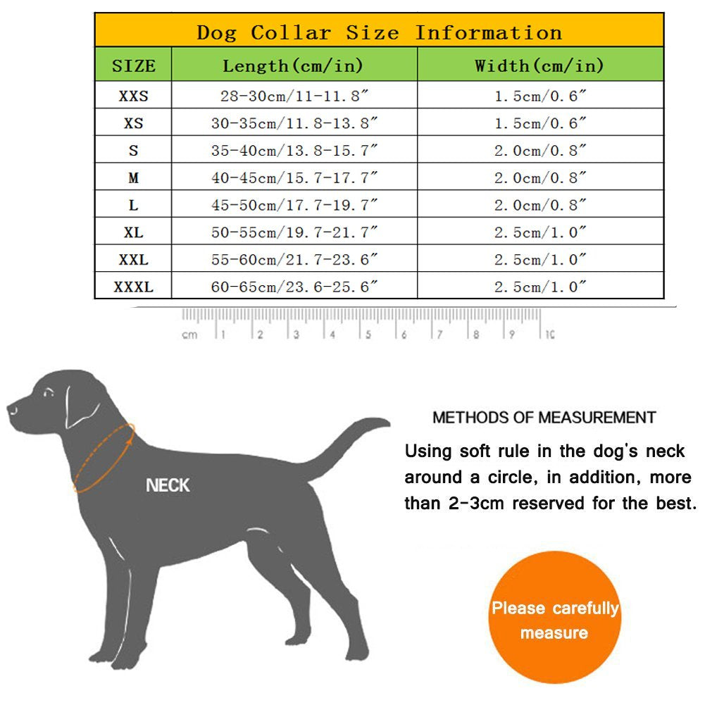 Creation Core Reflective Dog Collar With Ring Breathable Mesh Soft Padded Adjustable Nylon Pet Collar 0.6' Wide, Black Xxs