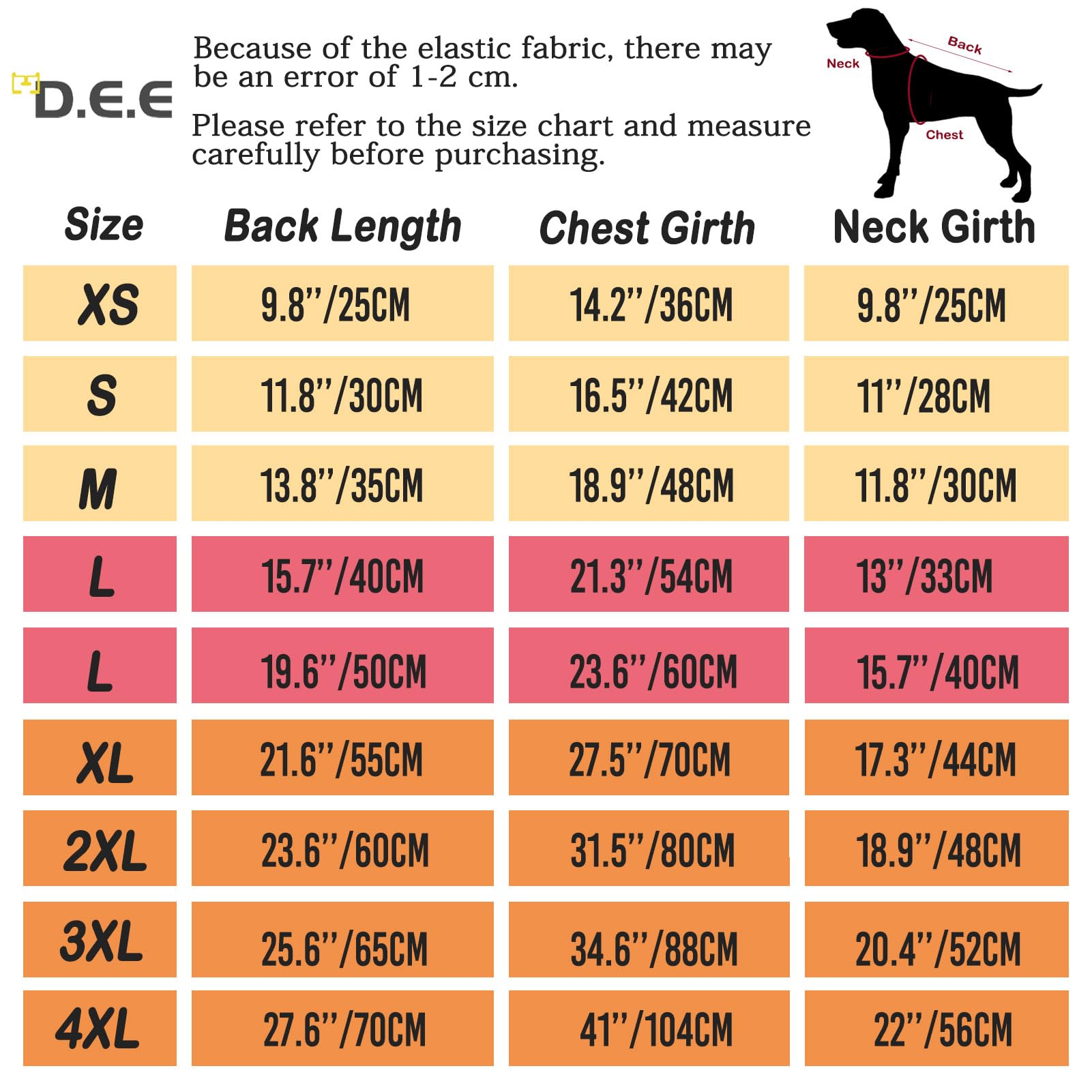 D.E.E Cotton Dog Shirts Large Tie Dye Dog Clothes Lightweight Girl Boy Big (PurpleBlue, L(15.7'' Back 21.3'' Chest))