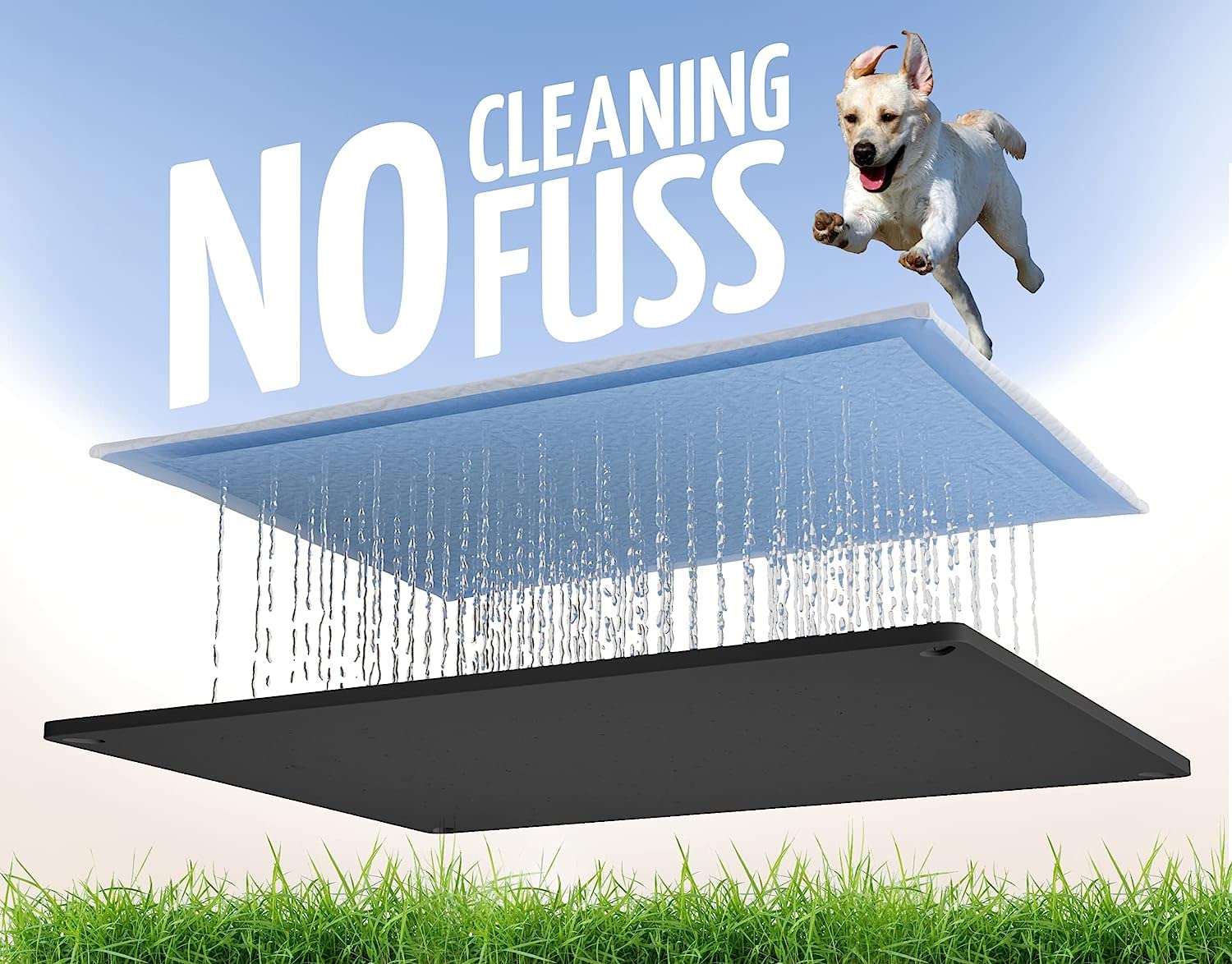 Tidyfriend Pee Pad Holder Tray 30 X 23 Inches, 2 Pack Silicone Dog Potty Tray, Easy To Clean No Spill Dog Potty Training Pad Hol