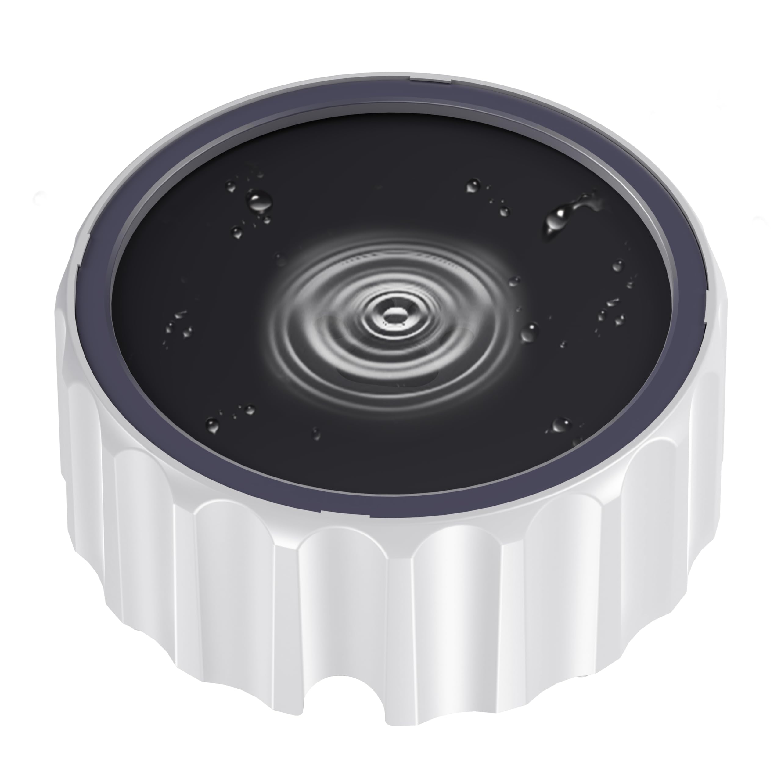 Famigreta Dog Water Bowl 70Oz/2L Large Capacity Water Dispenser No Spill Non Slip No Splash Pet Slow Feeder No Drip Vehicle Carr