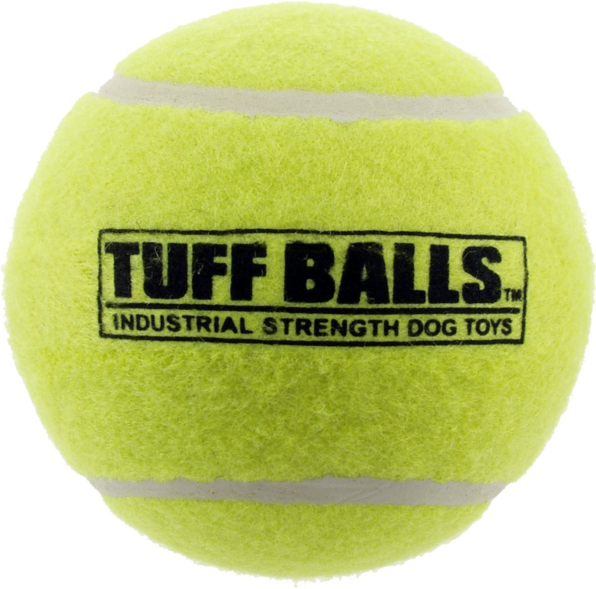 Petsport Yellow Tennis Ball Dog Toys | 1 Pack Giant (4'') Tuff Balls For Large Dogs | Pet Safe Non-Toxic Industrial Strength Fel