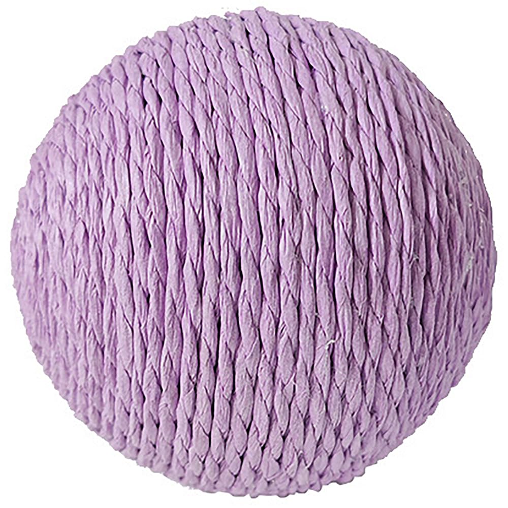 Extra Large 4-Inch Sisal Cat Ball Toy (Purple)