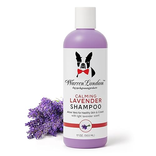 Calming Lavender Dog Shampoo W/Aloe Vera & Essential Oils- Warren London- Made In Usa- 17Oz