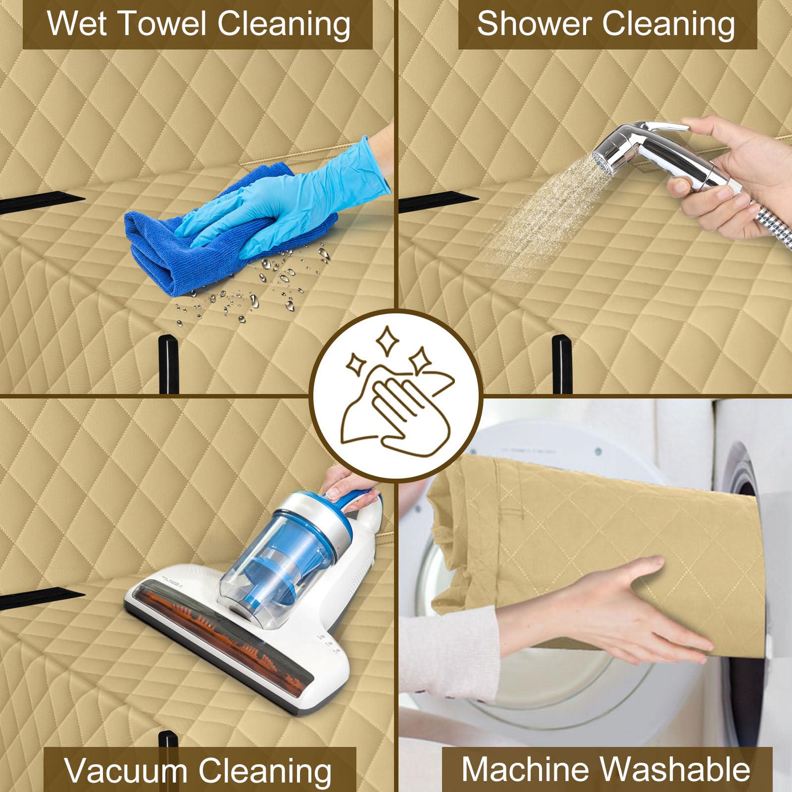 NECKORY Backseat Cover for Dogs, Waterproof and Non-Slip Pet Bench Seat Covers, Car Seat Protector for Back Seat, Universal Size