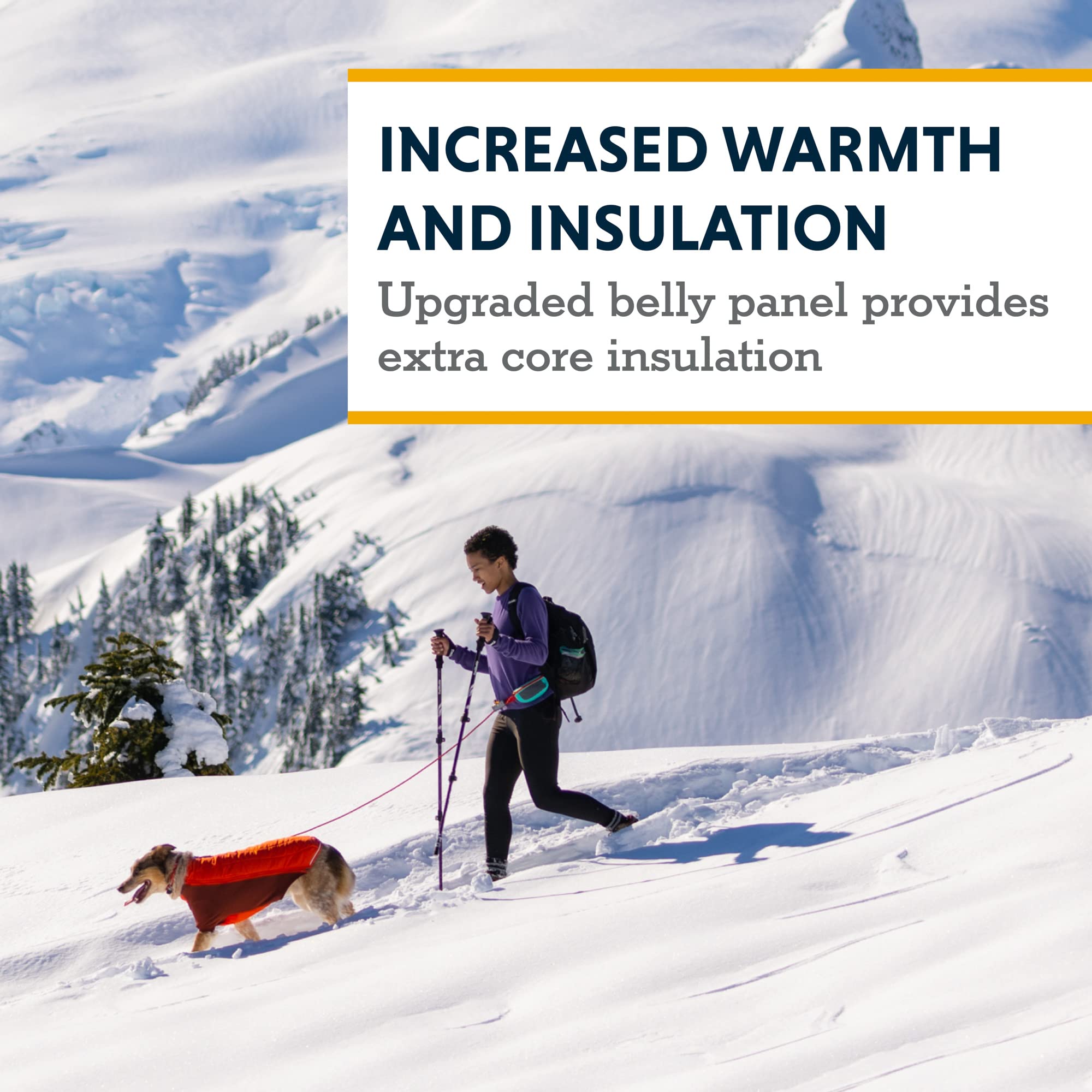 Ruffwear, Furness Dog Jacket, Snow, Ice And Extreme Cold Protection, Red Sumac, X-Large