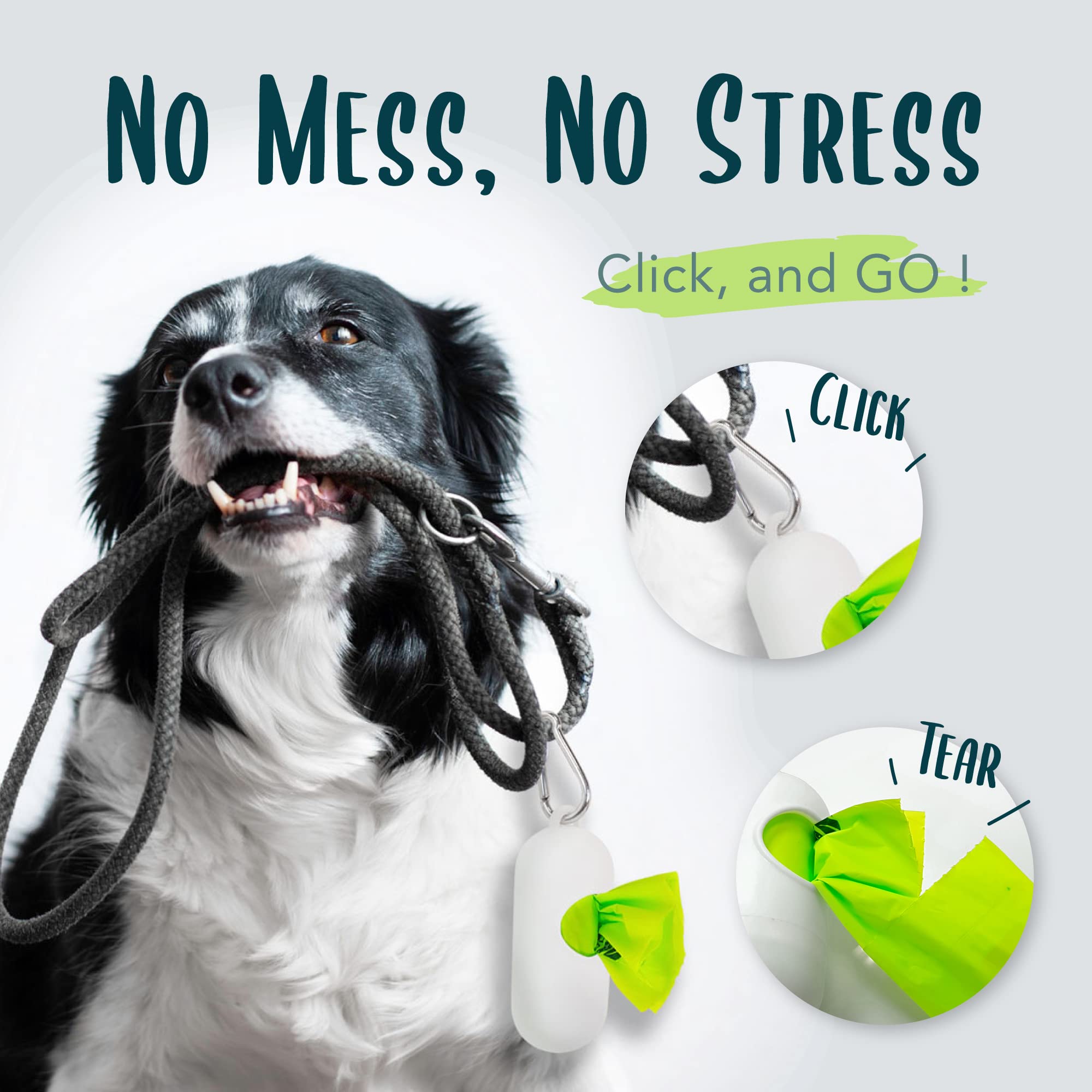 Moonygreen Compostable Dog Poop Bags, 360 Count, Extra Thick, Leak Proof, 9 x 13 Inches, Eco-Friendly, Unscented