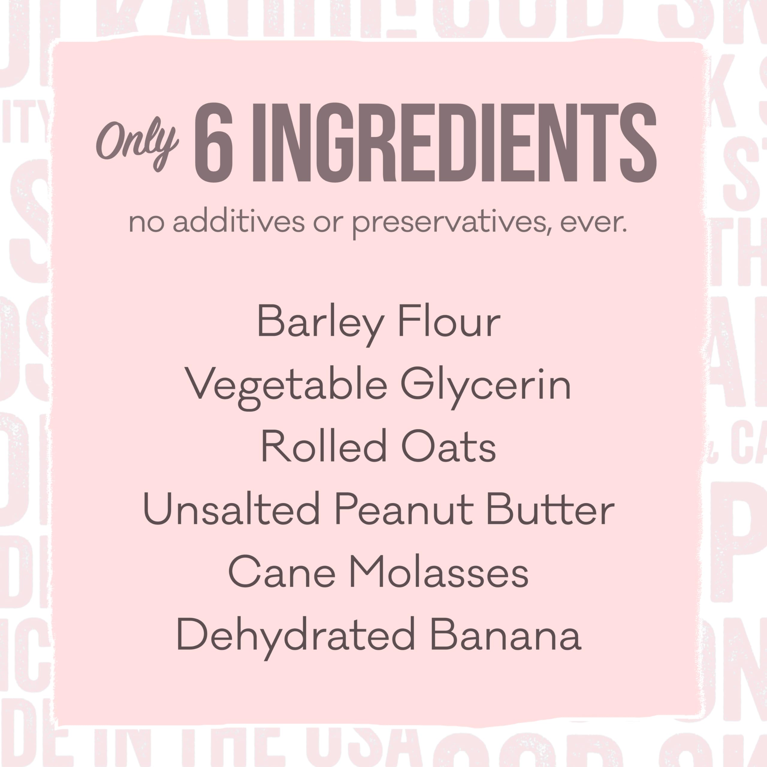 Polkadog Premium Healthy Dog Birthday Treat - Soft, Chewy & Vegan Treats - New England Peanut Butter and Banana Small Batch Reci