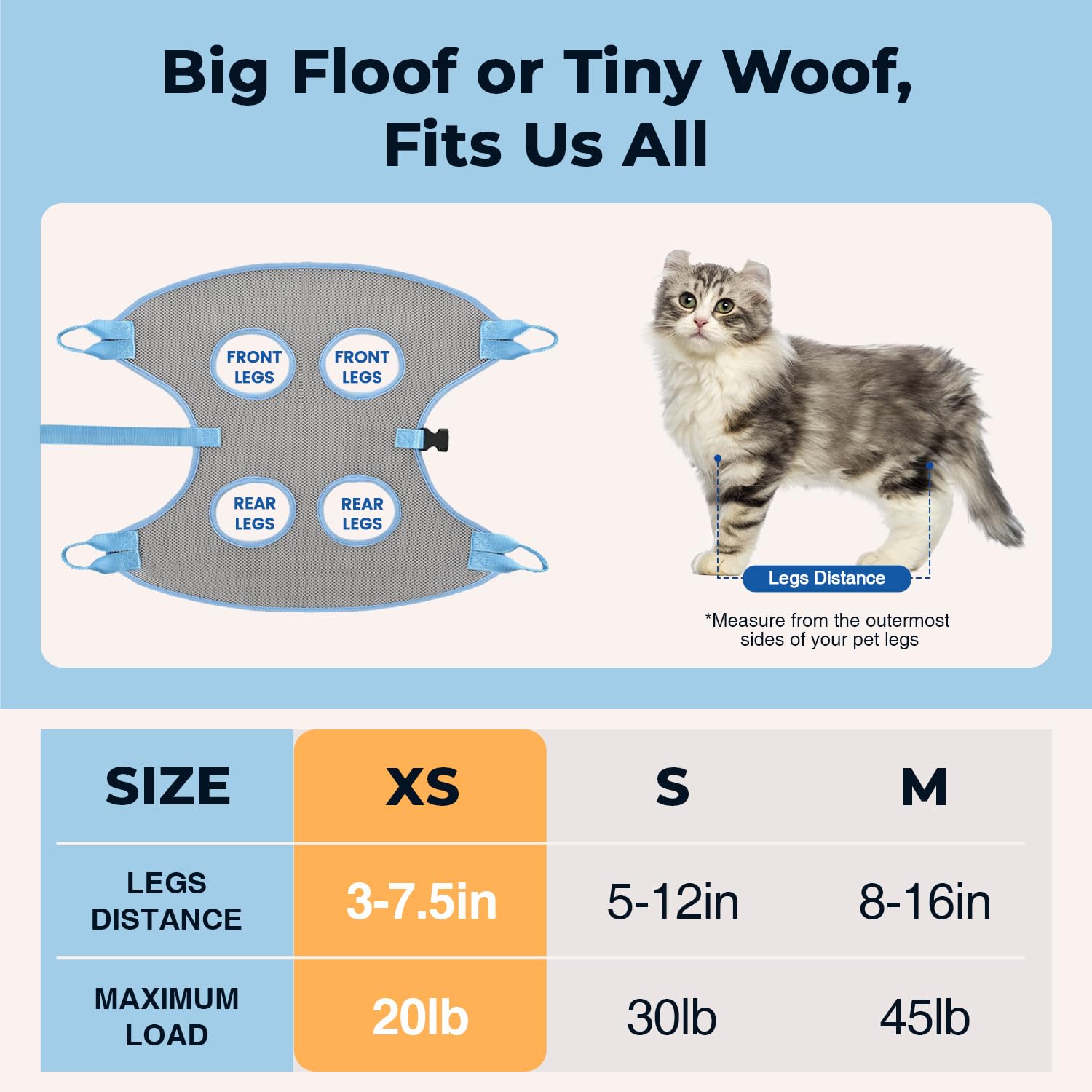 Dog Grooming Hammock, Pawlify Comfy Cat Dog Hammock For Nail Trim, Cute Dogs Grooming Harness With Pet Nail Clipper Trimmer (Lig