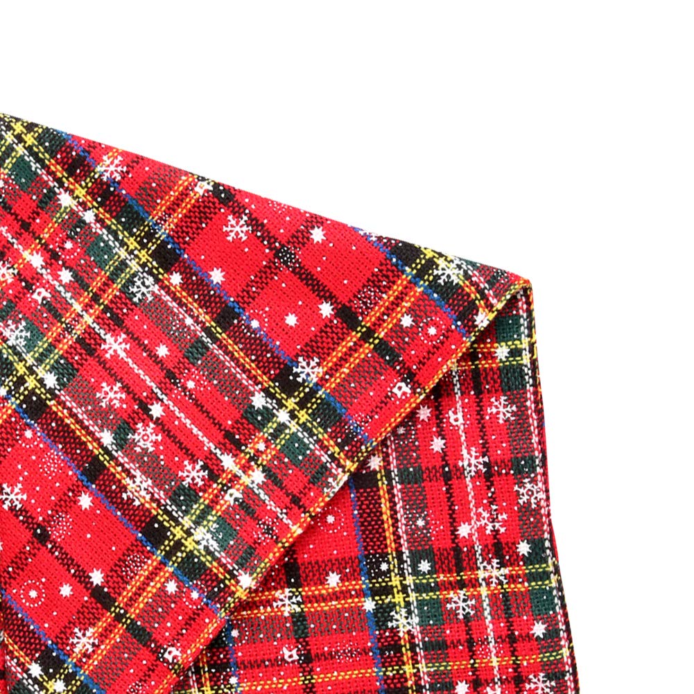 4Pcs Dog Bandana Christmas Pet Triangle Scarf Plaid Snowflake Accessories Bibs For Dog Cat