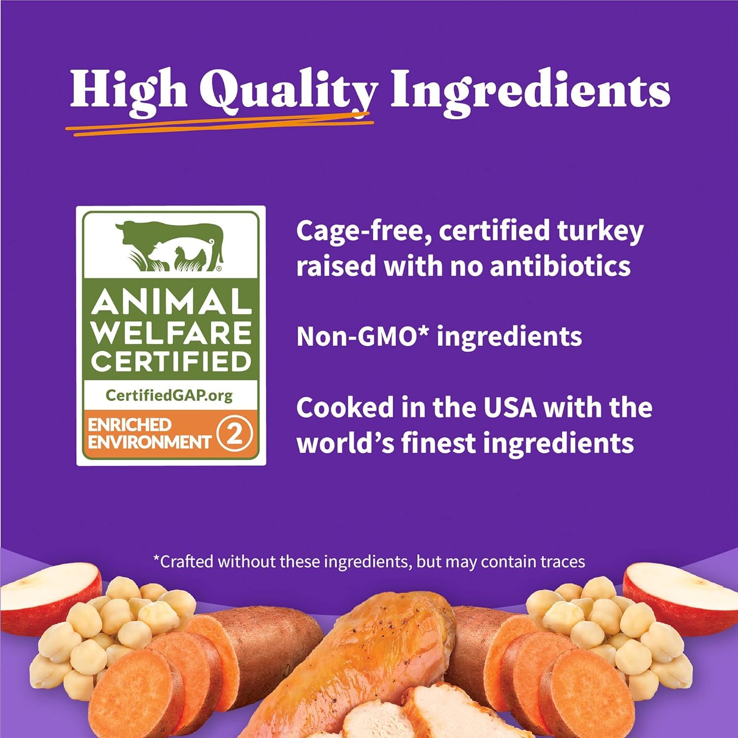 Halo Holistic Dog Food Cage Free Turkey & Sweet Potato Formula, Grain Free Dry Dog Food, for Healthy Weight Support, Kibble for