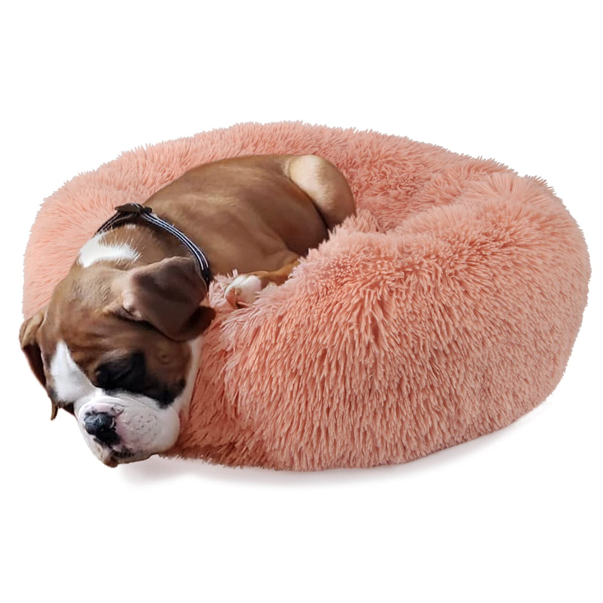 Dog Beds For Small Dogs 19 Inches Anxiety And Calming Pink Dog Beds Washable Fluffy And Plush Cute Puppy Beds For Small Dogs Gir