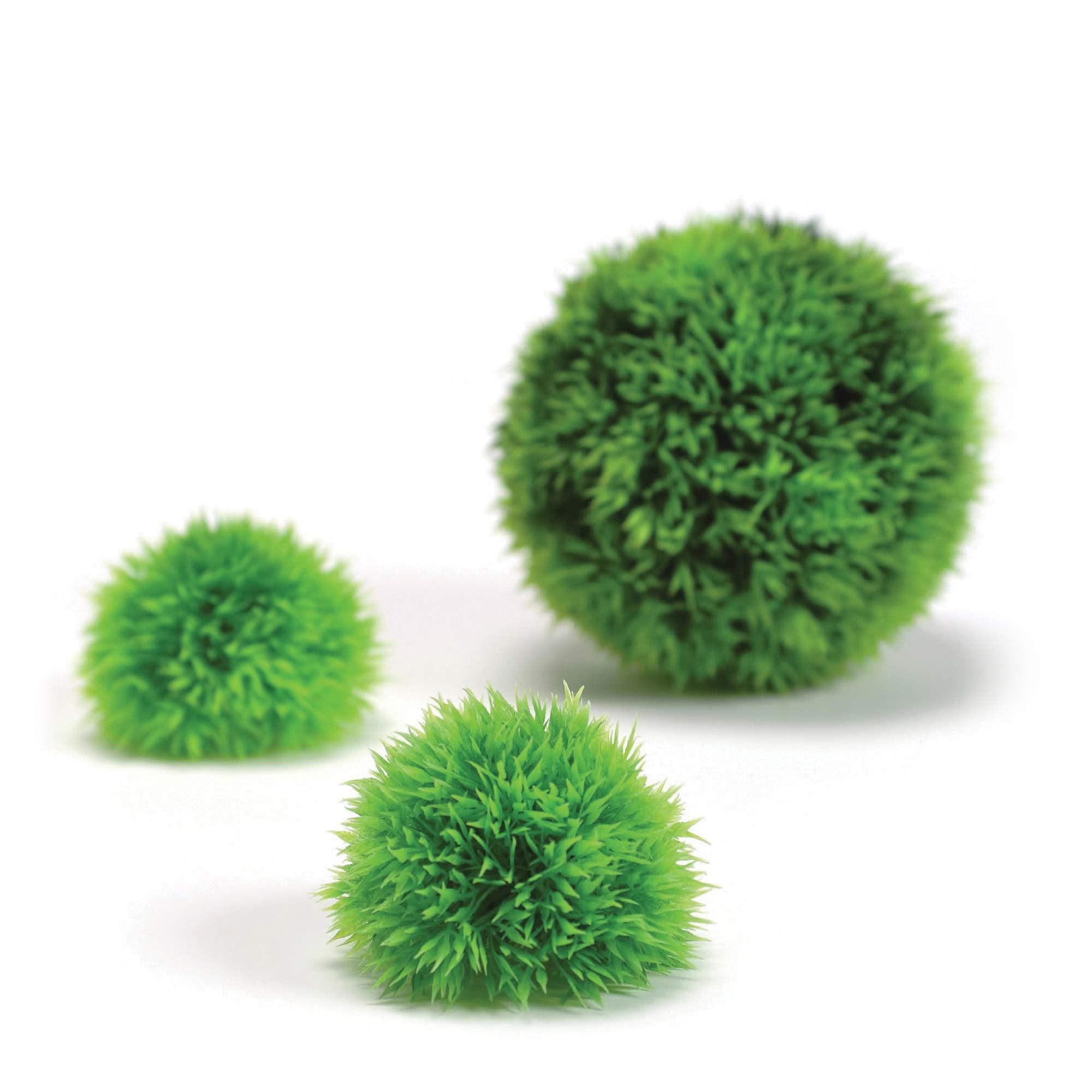 Biorb Aquatic Topiary Ball Set, Colorful And Durable Aquarium Decorations, Green