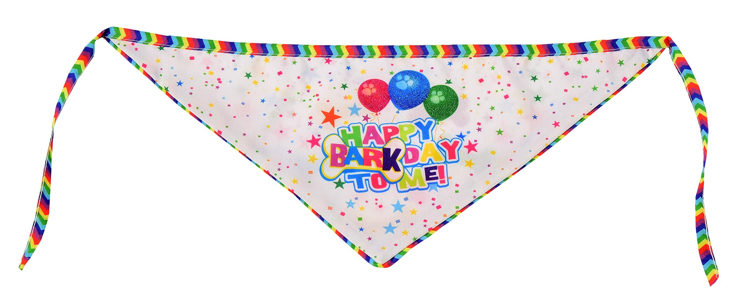 Rubie'S It'S My Bark Day Reversible Pet Bandana, Small/Medium