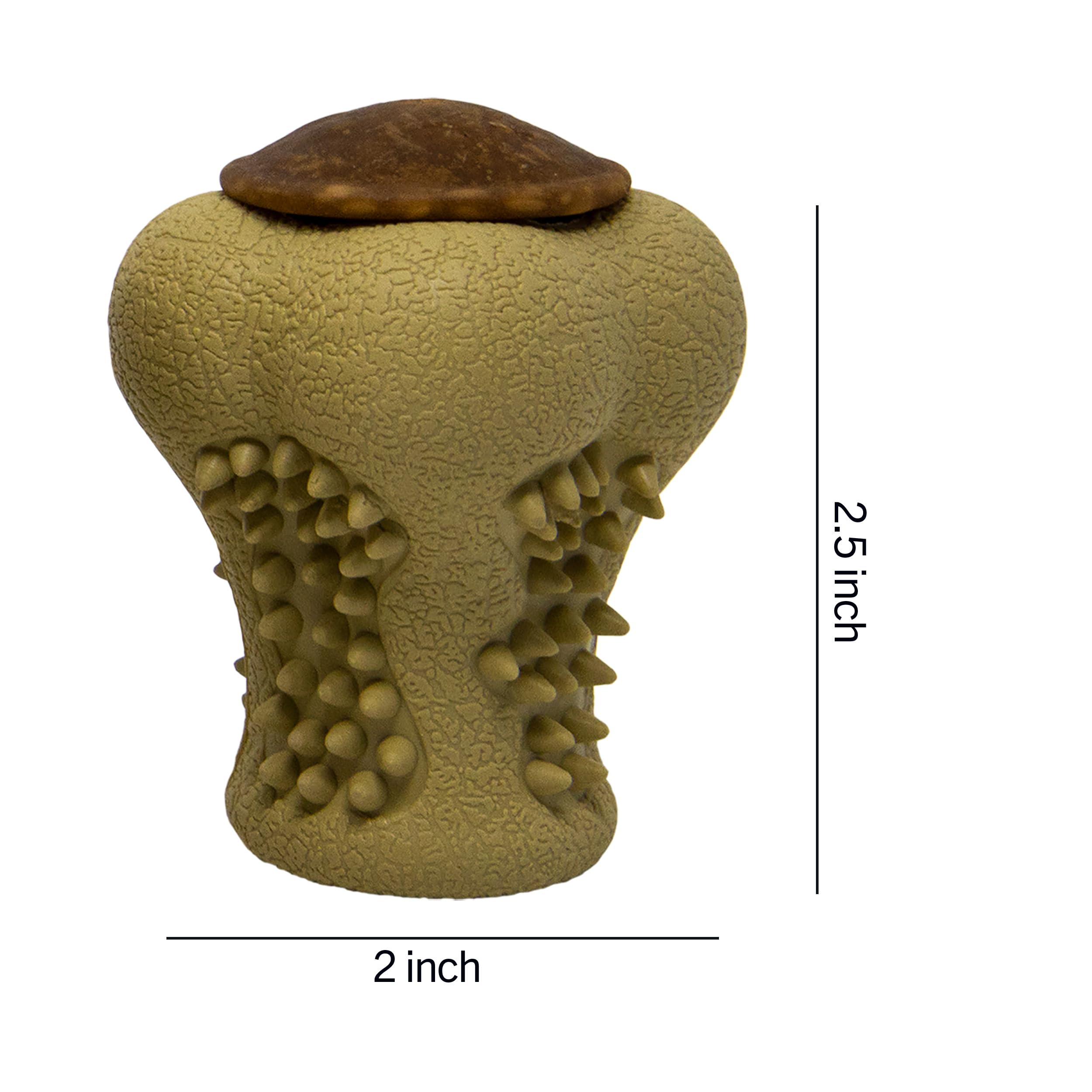 Starmark RubberTuff Treat Bone (Small), Brown