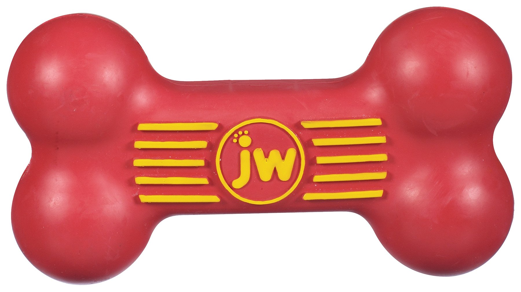 JW Pet Dog iSqueak Bone Dog Toy, Large, Assorted Colors