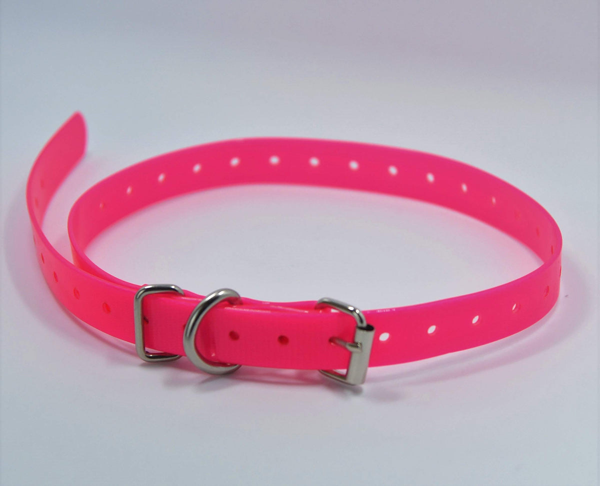 Replacement ¾” Collar Strap Bands With Double Buckle Loop Training For All Brands Of Pet Shock Bark E Collars And Fences.