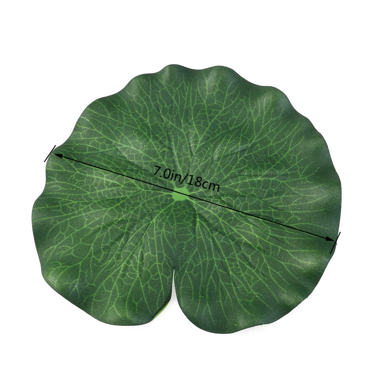 Garneck 10pcs Pool Lotus Leaves Artificial Floating Foam Lotus Leaves Lily Pads Fake Foliage Decoration for Pond Pool Aquarium F