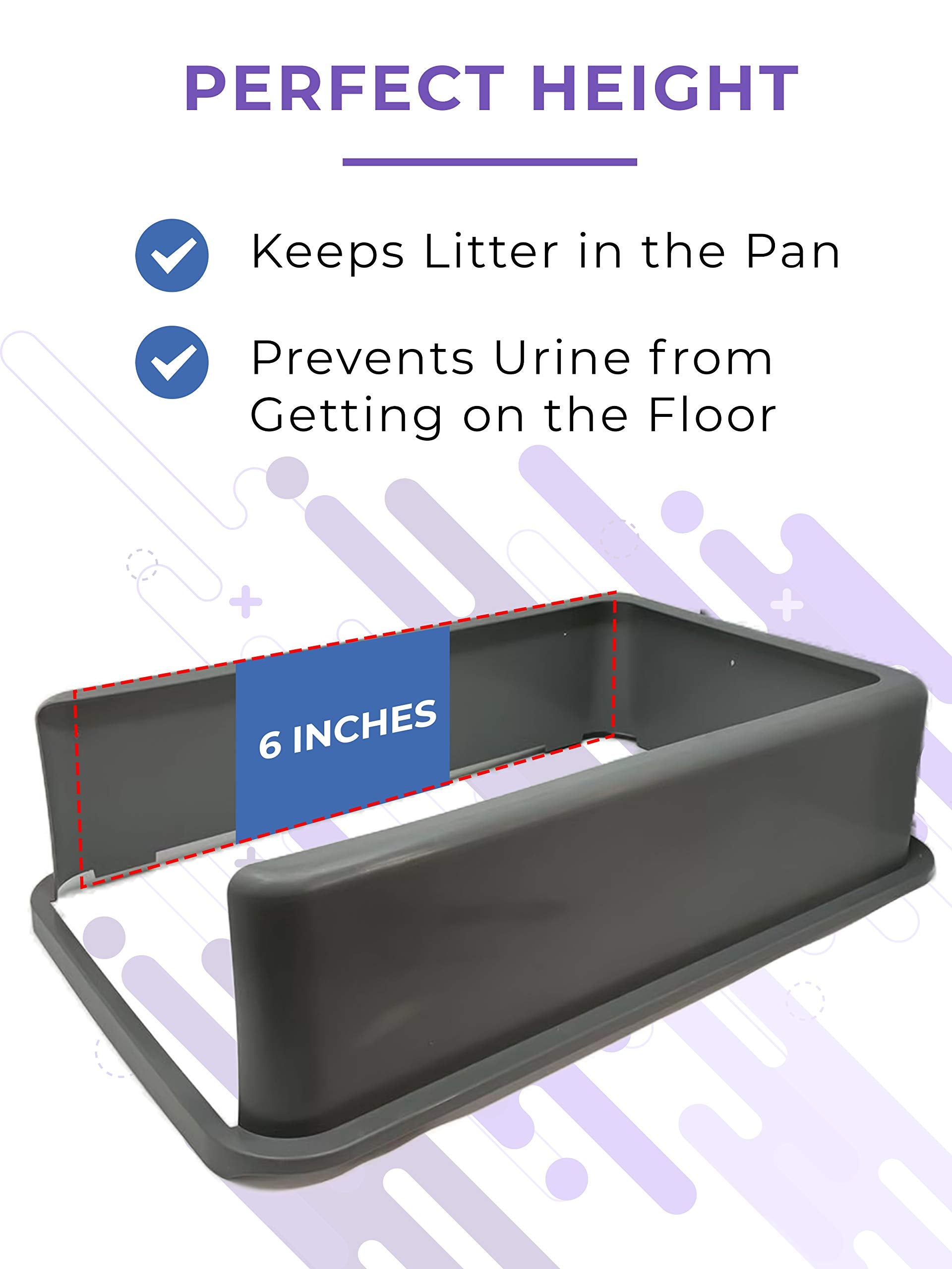 iPrimio XL Stainless Steel Litter Box with Enclosure - High-Sided, Easy Cleaning Litter Box for Big Cats, 1 Pan