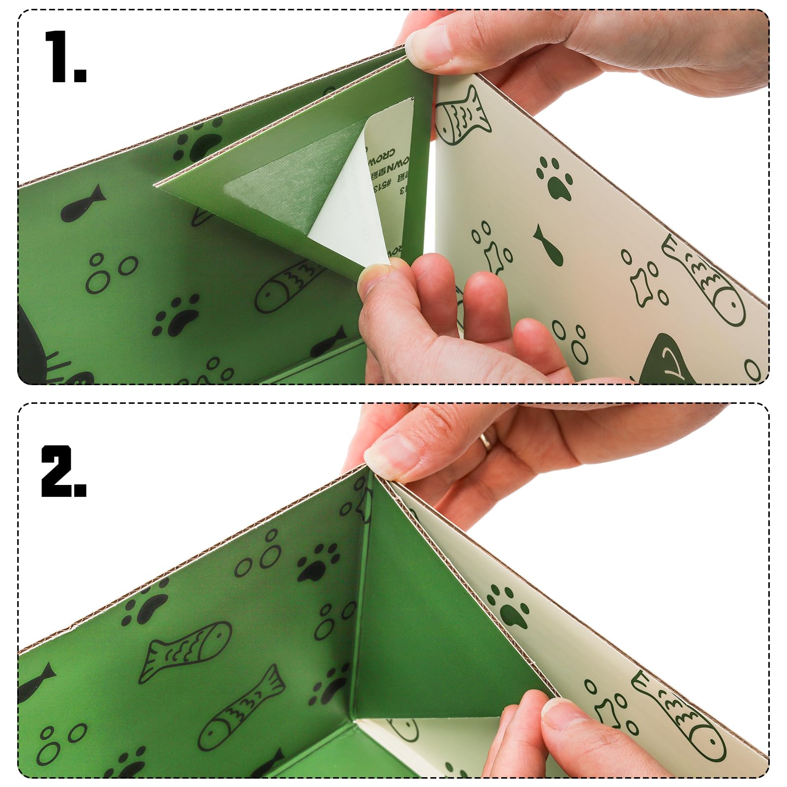 Soujoy 8 Pcs Disposable Litter Boxes For Cats, Travel Litter Box With Scoop, Double Layer Waterproof Litter Tray For Cats Small