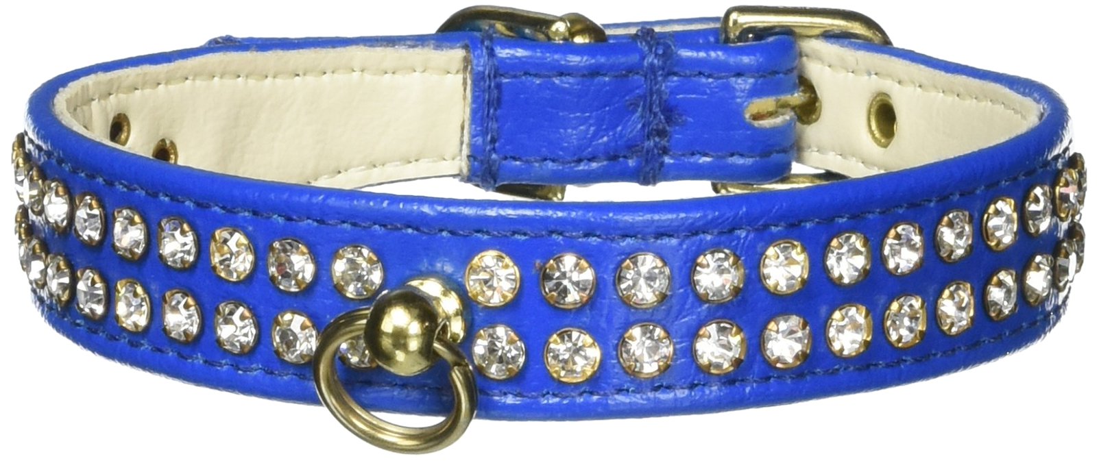 Dog, Puppy & Pet Collar, 72 Clear Crystal Jewelry Set Blue 14