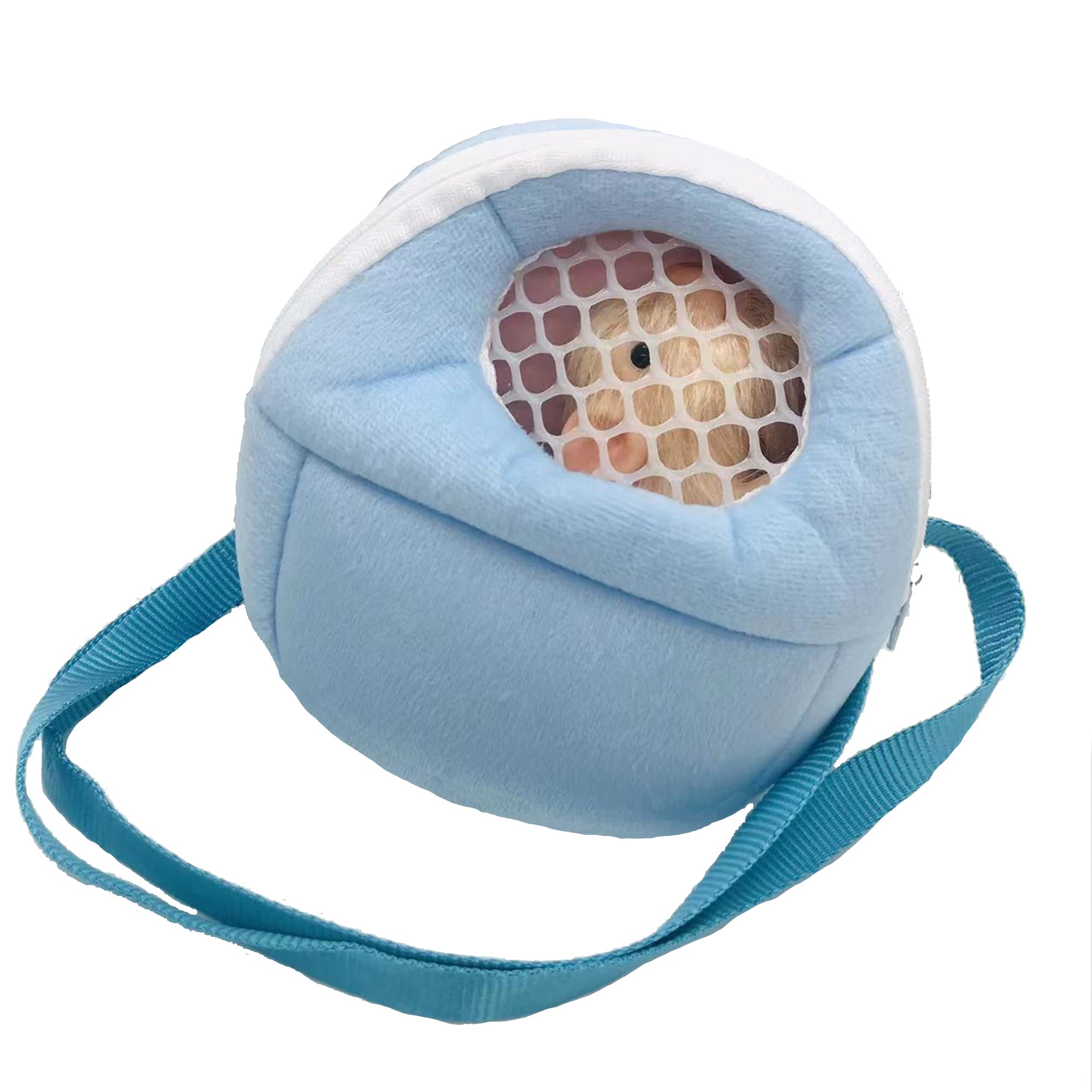 Silicone Piglet Accessories Hamster Accessories -No Piglet Included (Piglet Blue Carrier Bag)