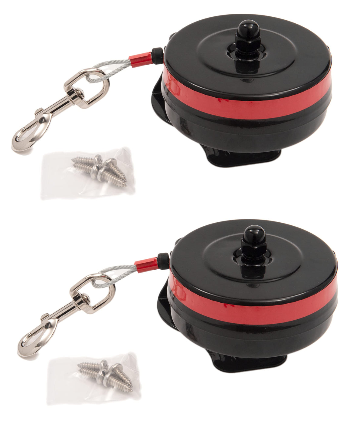 Lixit Bracket Mount And Stake Retractable Leash Tie Outs For Dogs (Bracket Pack Of 2, Large)