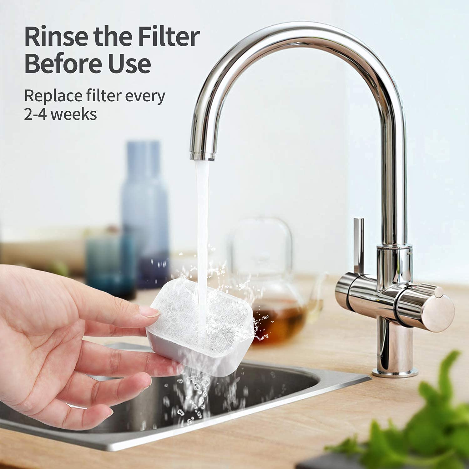 20 Pack Ceramic Cat Water Fountain Replacement Filters, 16 Pack Pet Fountain Replacement Filters and 4 Pack Foam Filters for Tri