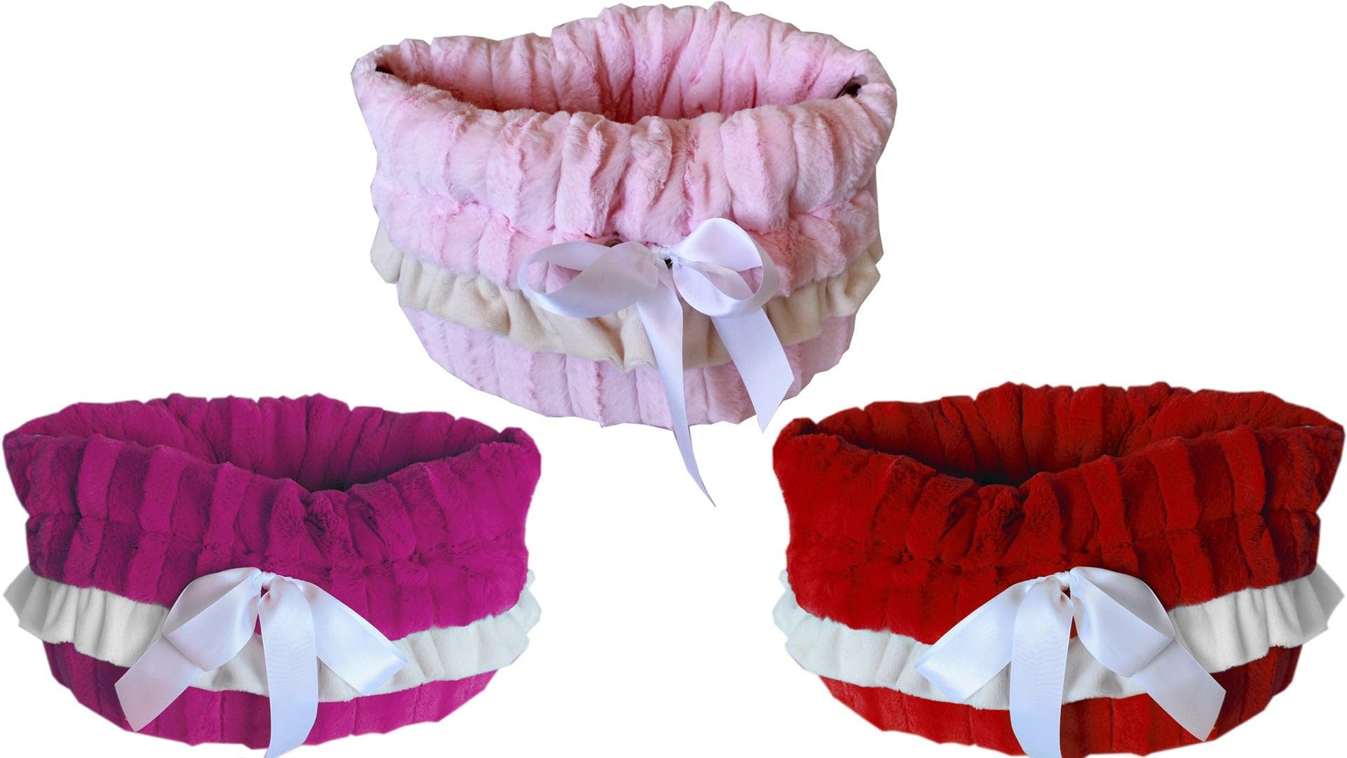 Dog, Puppy & Pet Or Cat Reversible Snuggle Bugs Pet Bed, Bag, And Car Seat All-In-One