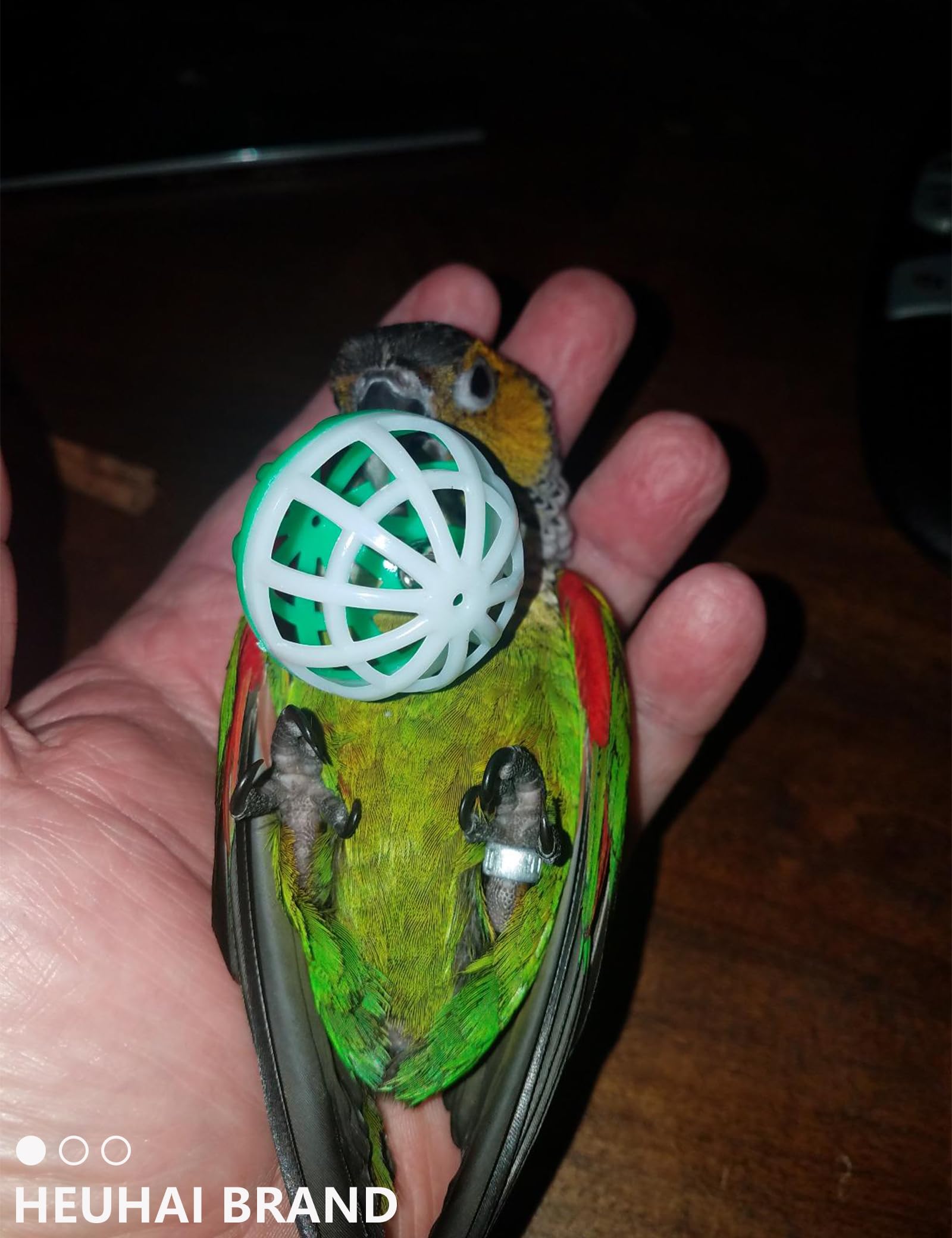 Bird Toys 18 Pcs Set, Colorful Plastic & Woven Rattan Balls With Bells For Parrots & Small Birds - Safe, Strong, & Stimulating P