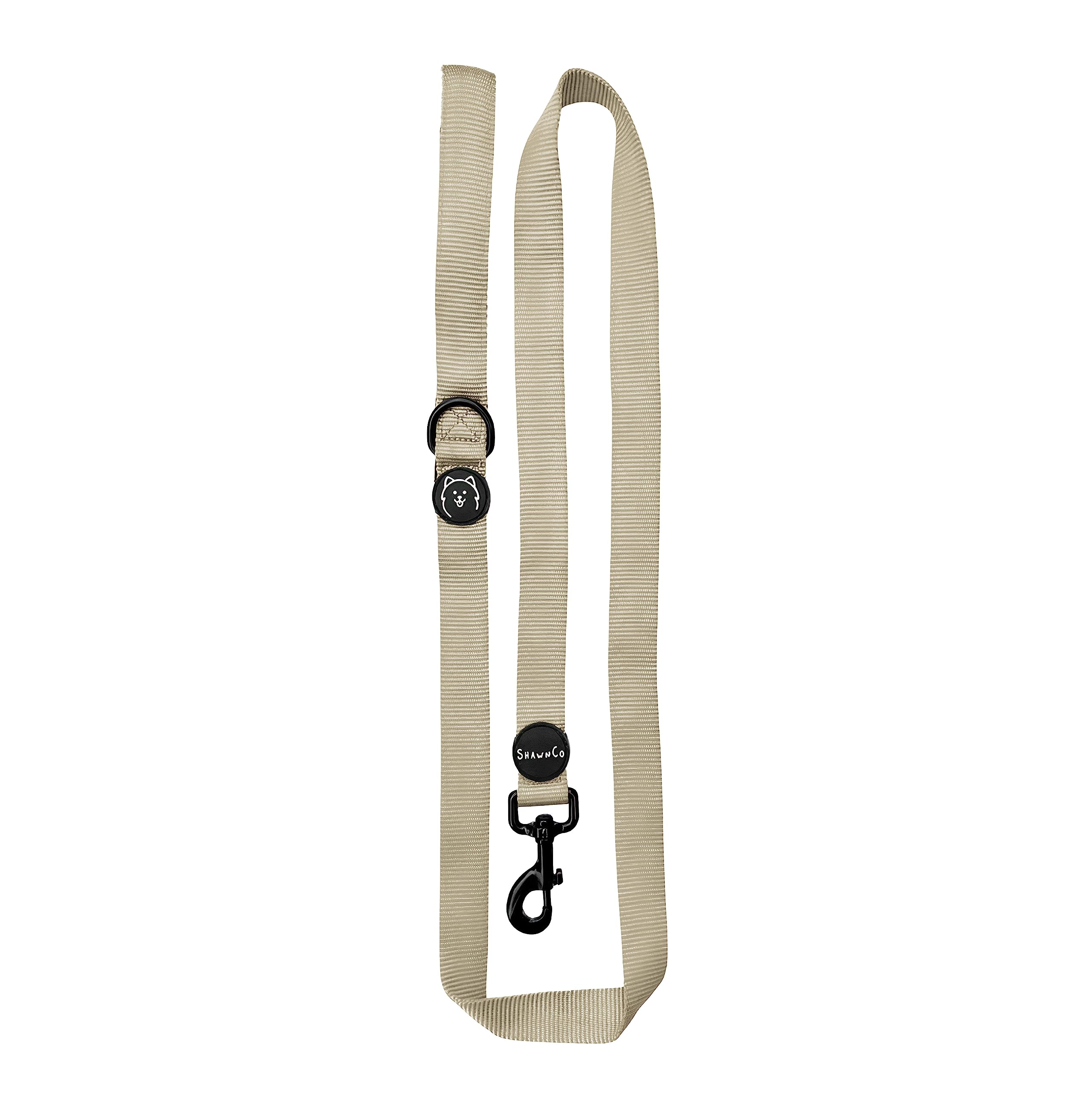 Shawnco Dream Walk Dog Leash- Premium, Nylon Pet Leash With Soft Neoprene Handle For Small, Medium And Large Dogs (Driftwood, Sm