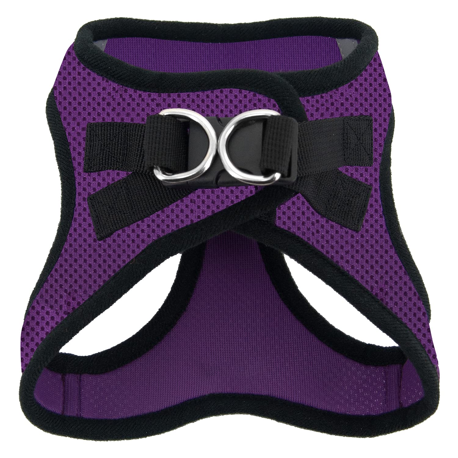 Voyager Step-In Air Dog Harness - All Weather Mesh Step In Vest Harness For Small And Medium Dogs And Cats By Best Pet Supplies - Harness (Purple/Black Trim), Xxs (Chest: 10.5-13' * Fit Cats)