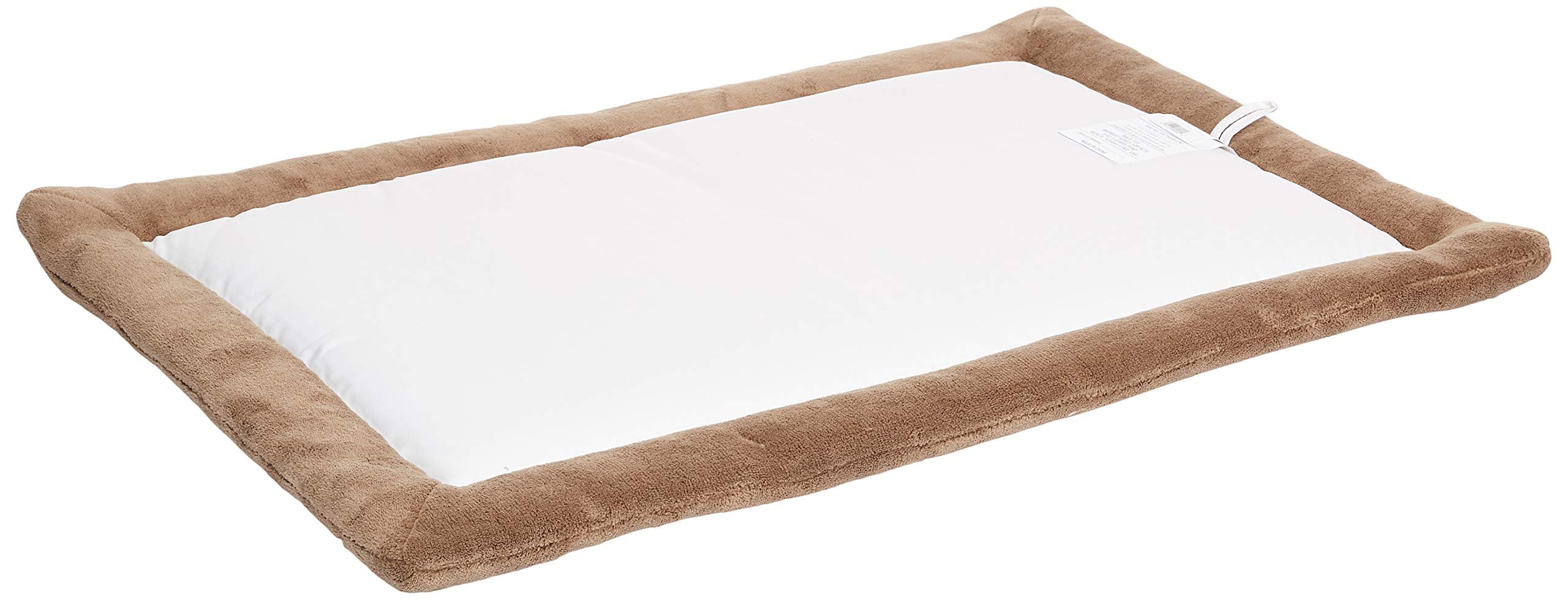 Midwest Homes For Pets Deluxe Micro Terry Pet Bed, Dog Bed  Crate Mat, Taupe