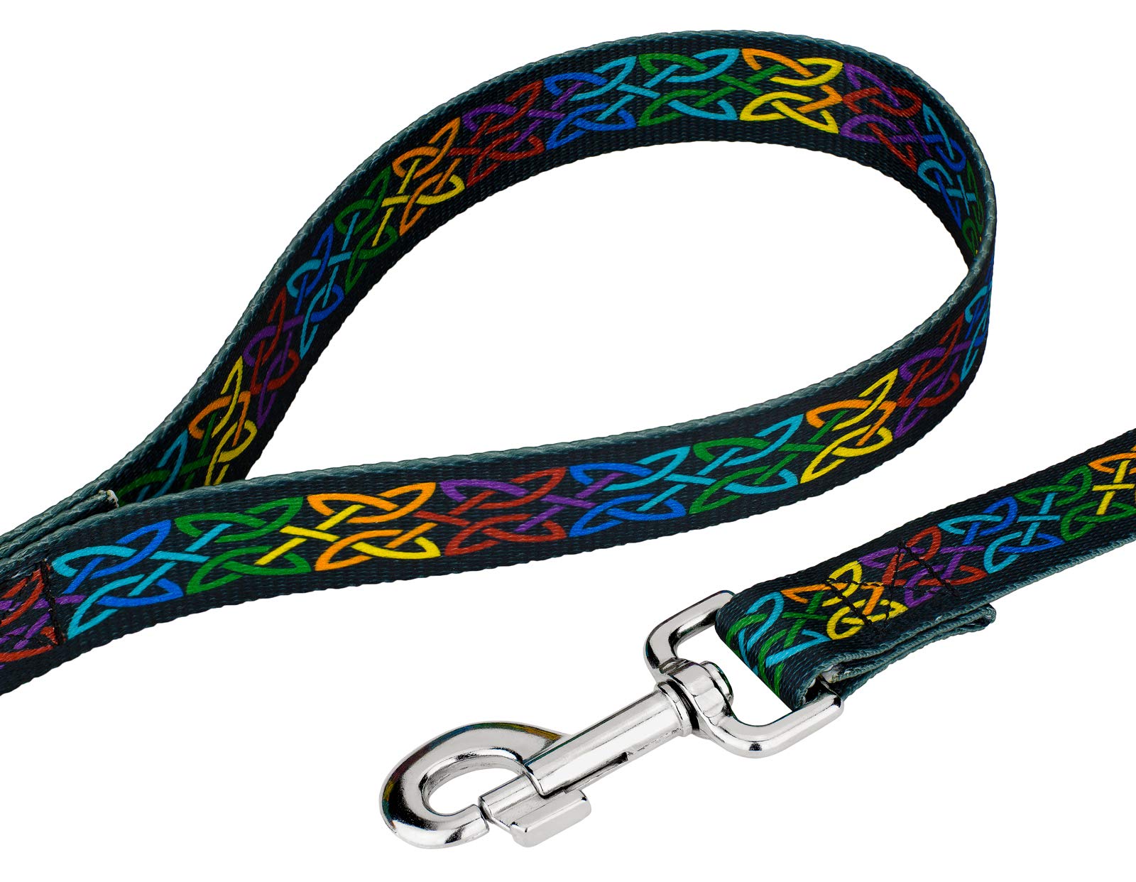 Country Brook Petz - Premium Celtic Pride Dog Collar And Leash - Irish Pride Collection Featuring Lucky Designs (1 Inch, Large)