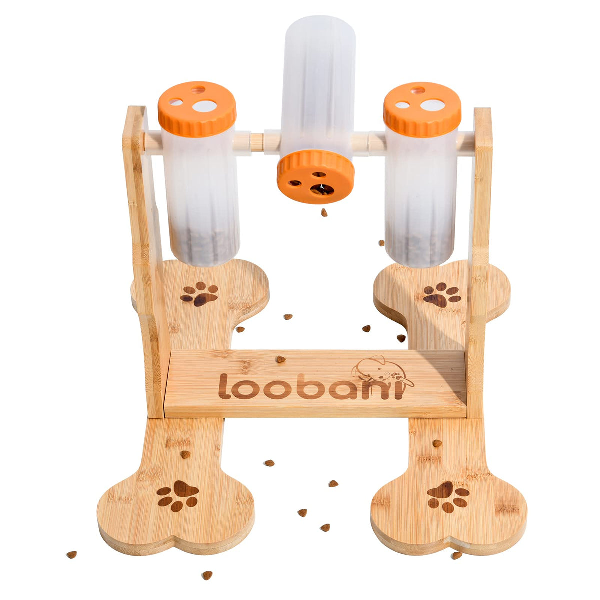 Loobani Dog Puzzle Toys Wooden - Interactive Toys For Boredom, Iq Training And Mental Brain Stimulation, Treat Dispensing And Entertainment Toys/Food Slow Feeder For Small To Large Dogs