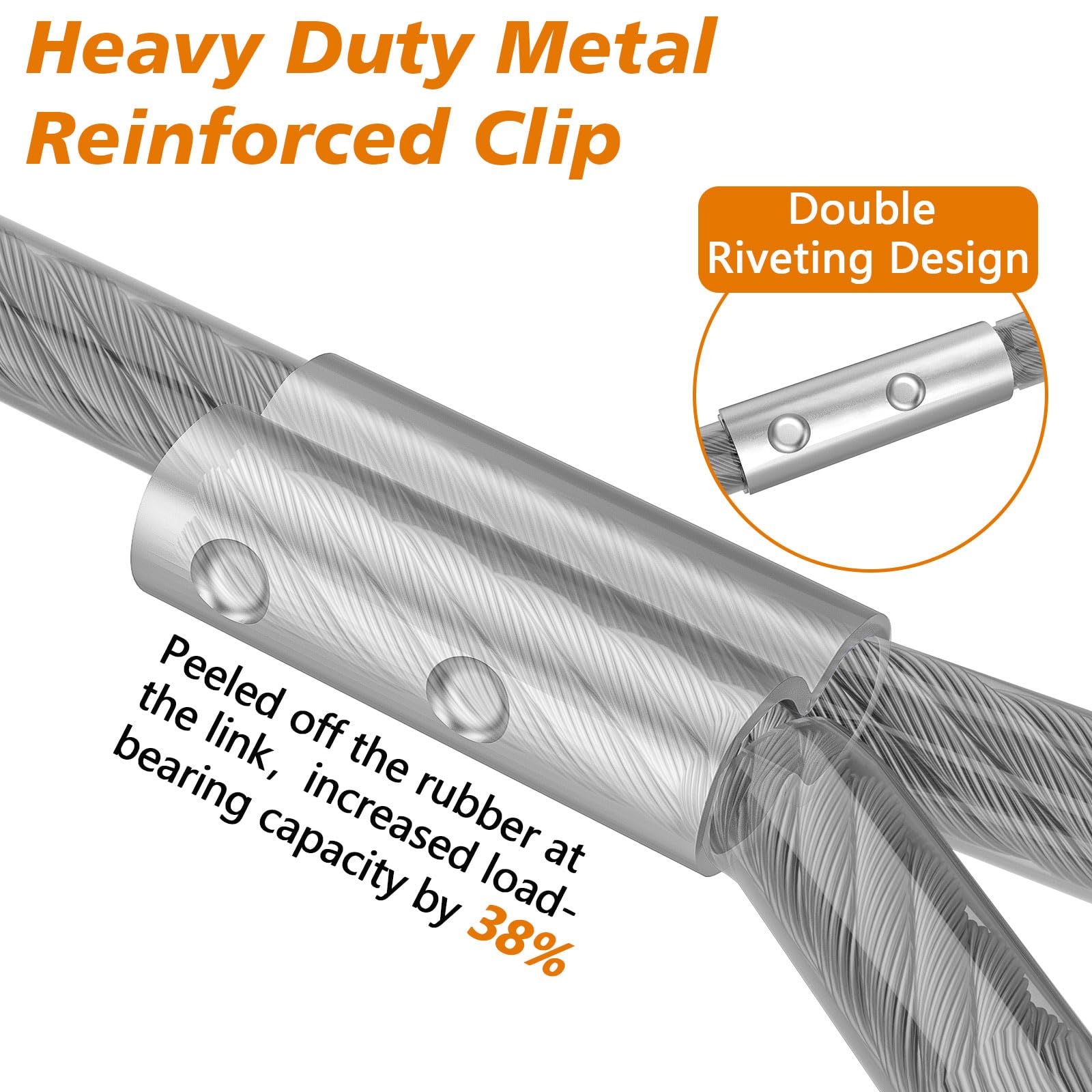 Xiaz 50Ft Dog Tie Out Cable, Dog Cables For Outside Heavy Duty 8/10/15/20/30/50Ft, Pet Runner Tether Chain Lead Outside For Smal