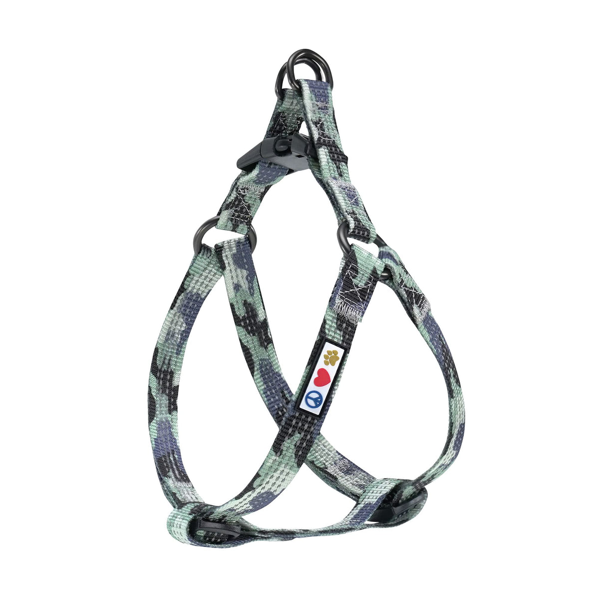 Pawtitas Reflective Step In Dog Harness Or Reflective Vest Harness, Comfort Control, Training Walking Of Your Puppy/Dog Extra Small Dog Harness Xs Grey Camouflage Dog Harness