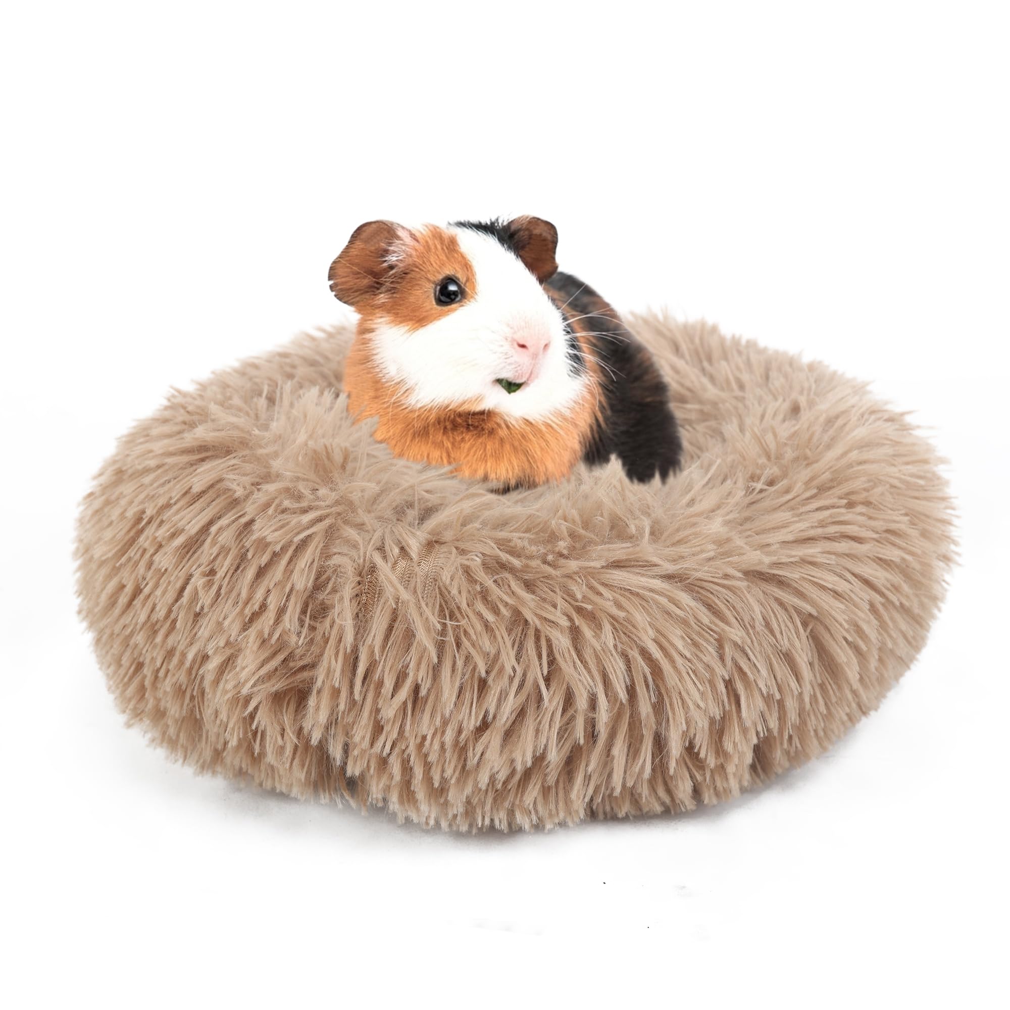 wrkfree Rabbit Bed for Indoor Bunnies Guinea Pig Bed for Guinea Pig, Bunny, Chinchilla, Ferret, Rabbit and Other Small Pets Brow