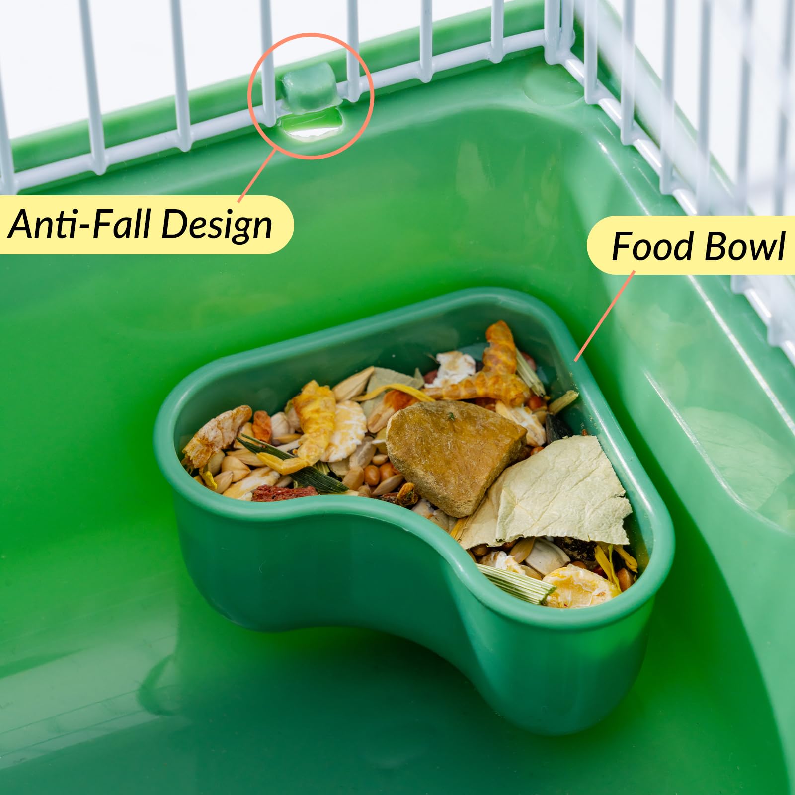 Small Hamster Cage, Hamster Travel Carrier, Travel Cage, Portable, Hand-Held, Breathable, Easy To Clean Carry, For Short Trip, V