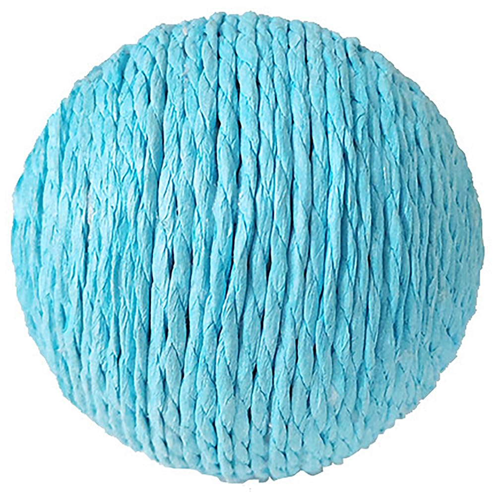 Extra Large 4-Inch Sisal Cat Ball Toy (Blue)