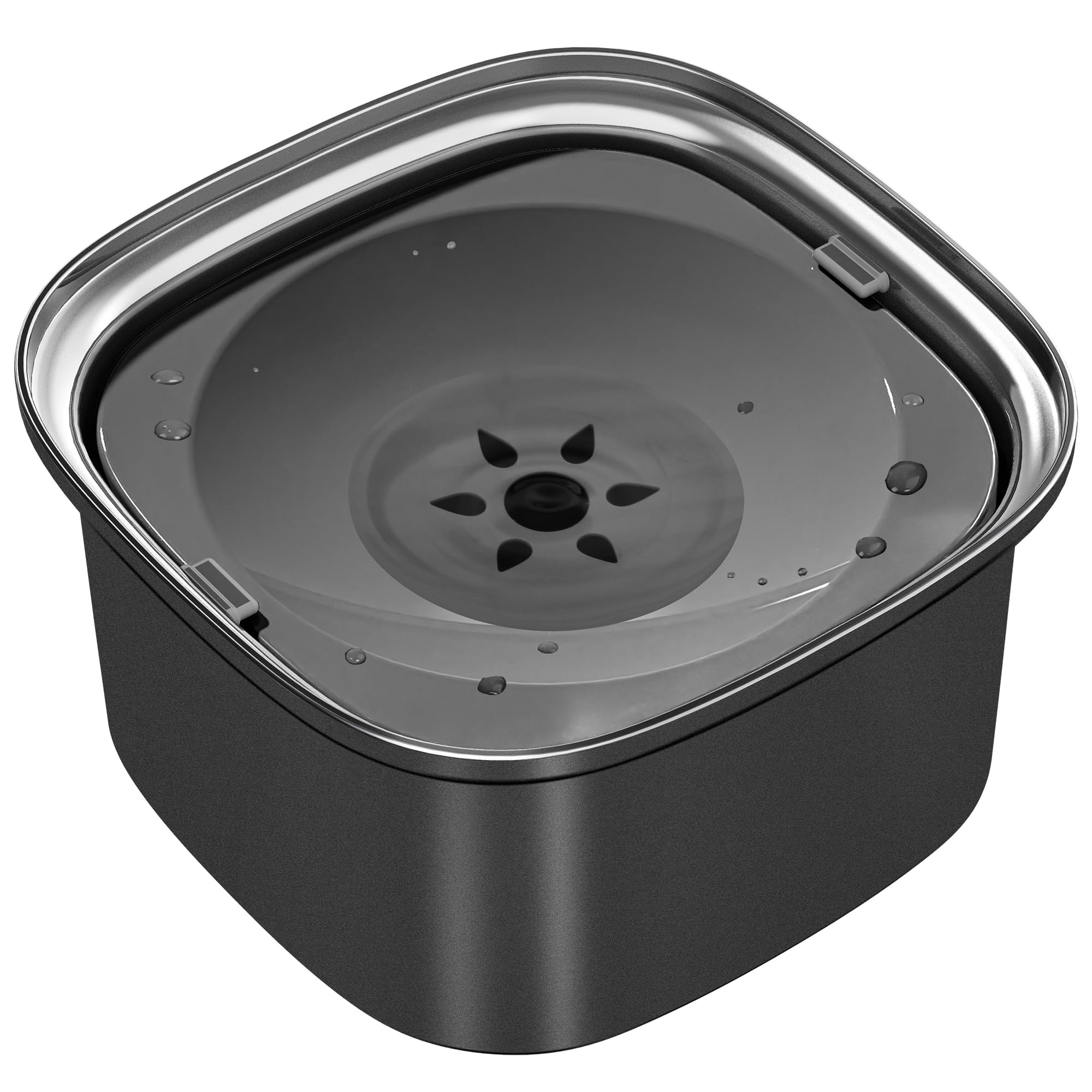 Upsky 3L Stainless Steel Dog Bowl - 101Oz Capacity, No Spill, Slow Water Feeder, Spill Proof Travel Bowl