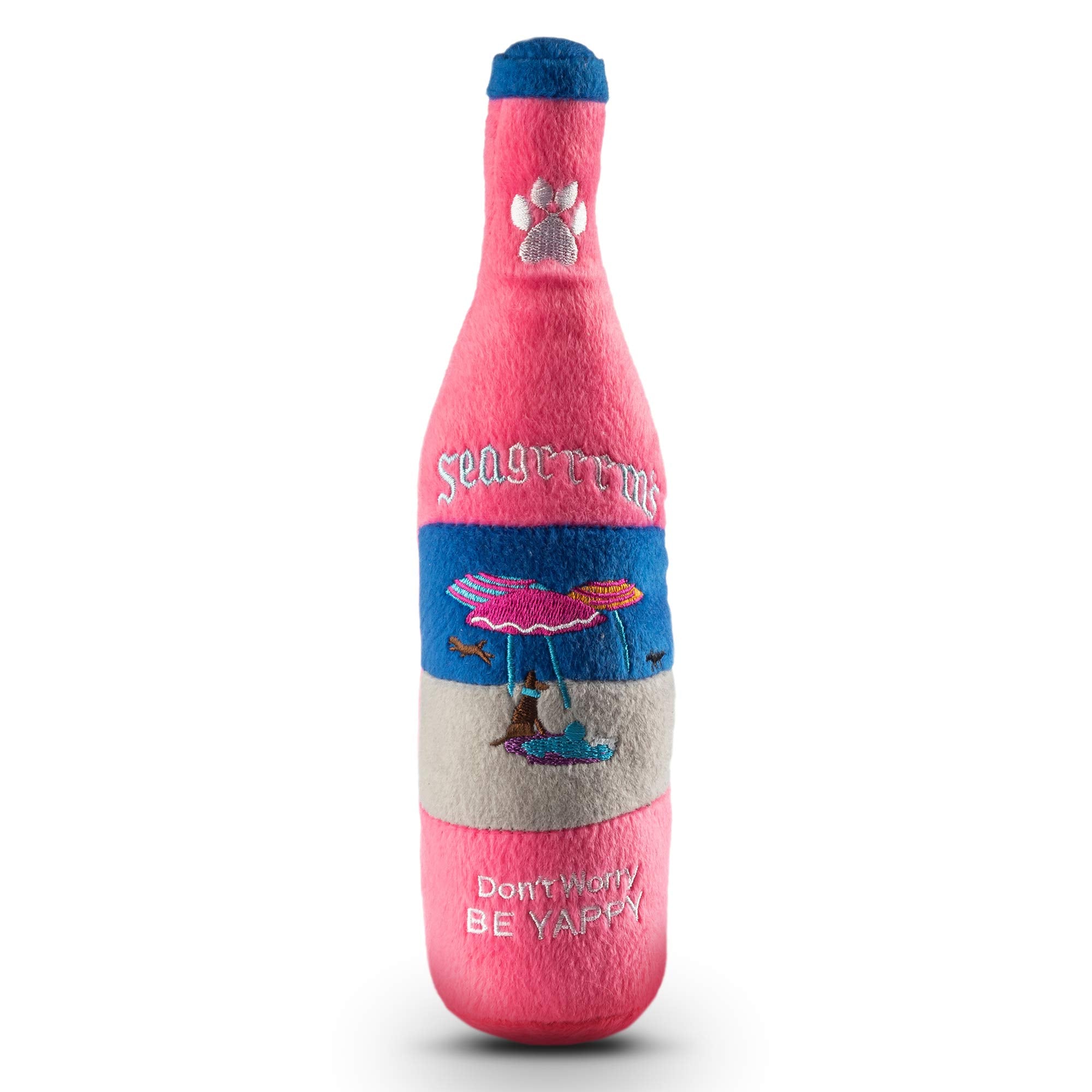 Dog Diggin Designs Libation Station Collection | Unique Squeaky Parody Plush Dog Toys - Shaken, Not Stirred