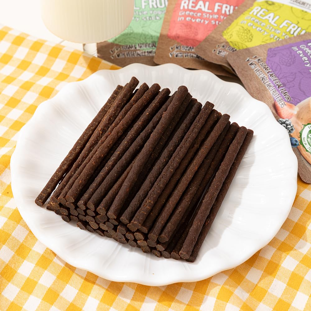 Dentalight - Yumm Stix Tuna Yogurts Stick Dog Treat Training Snack (70g, Grape&Peach)