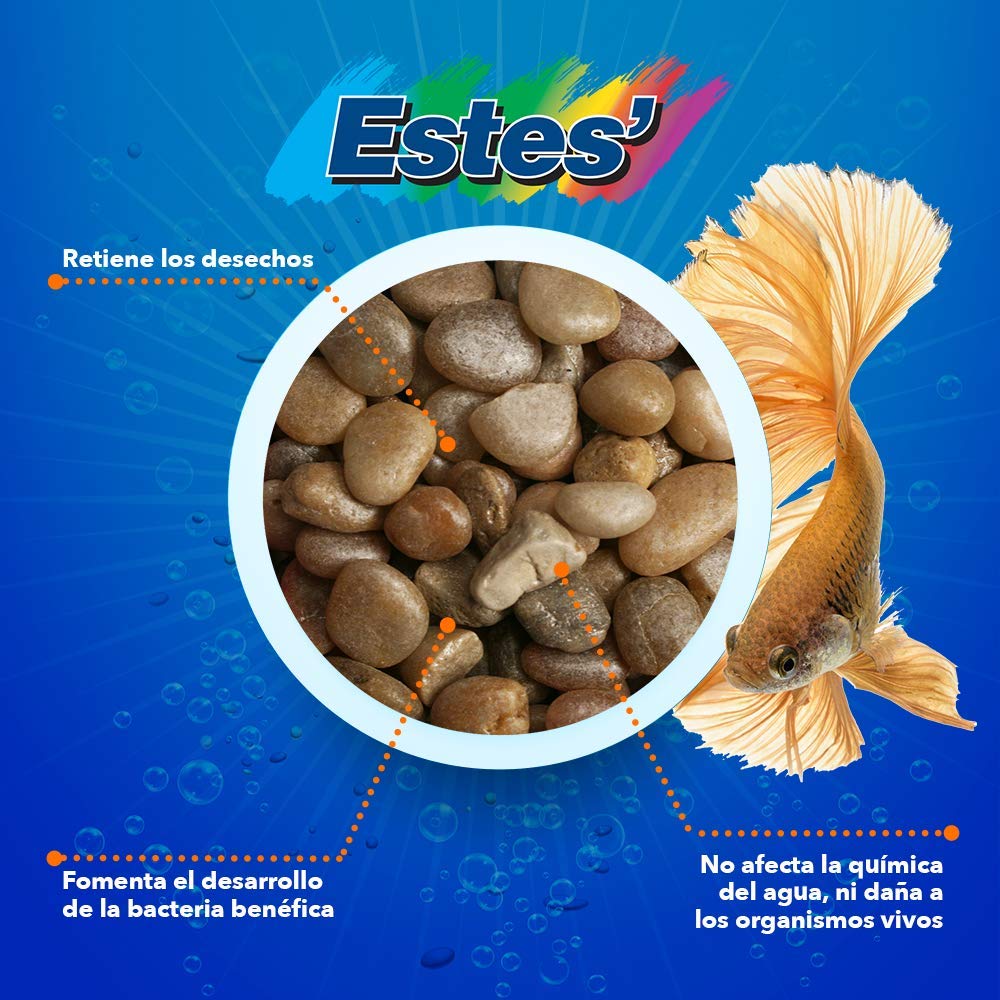 Spectrastone Shallow Creek Pebble For Freshwater Aquariums, 5-Pound Bag
