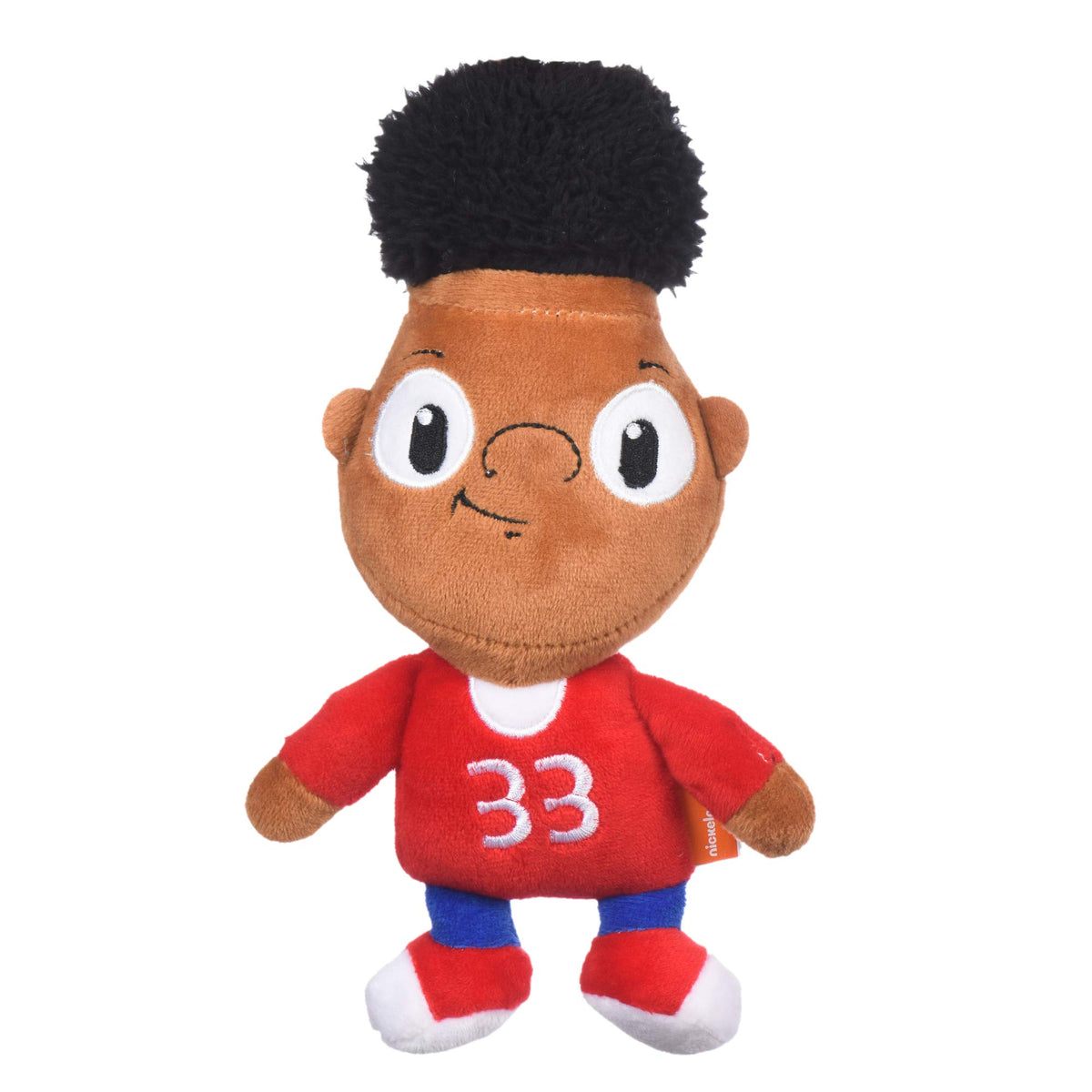 Nickelodeon For Pets Hey Arnold Gerald Figure Plush Dog Toy | 6 Inch Soft Fabric Small Dog Toy - Brown And Red Plush Dog Toy For All Dogs, 90S Nickelodeon Toys From Hey Arnold Tv Series