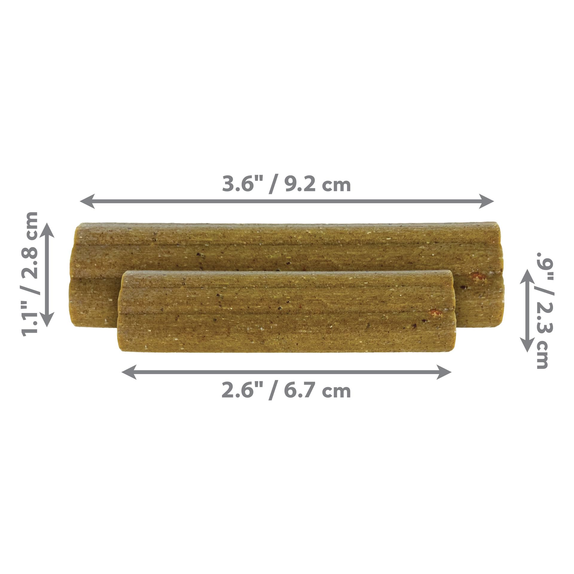 KONG Ziggies Enhanced Teeth Cleaning Dog Treats - Can Be Used Rubber Classic Toys (Medium/Large)