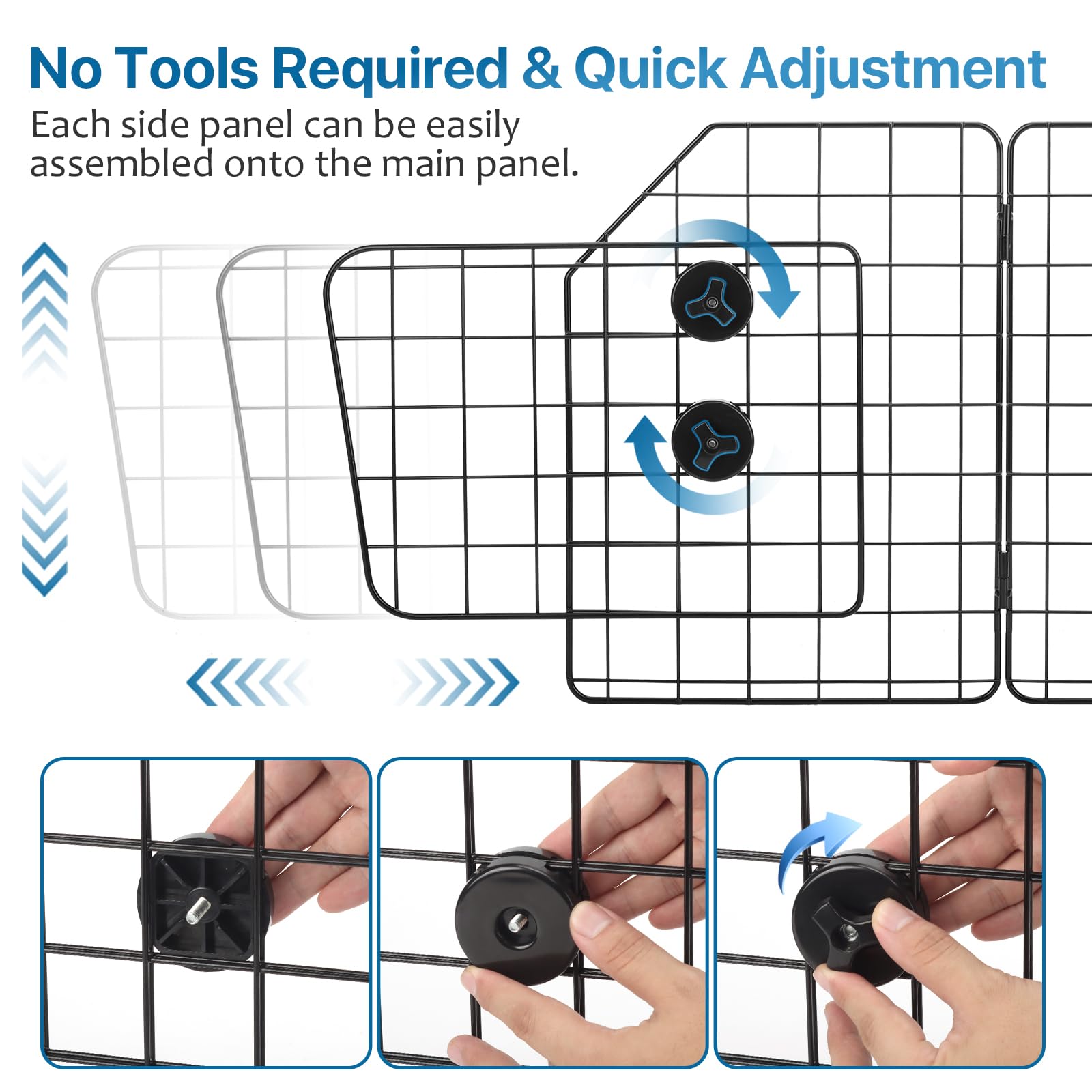 Petboda Dog Car Barrier For Suv Trunk Cargo Area, Foldable & Adjustable Car Divider And Dog Gate