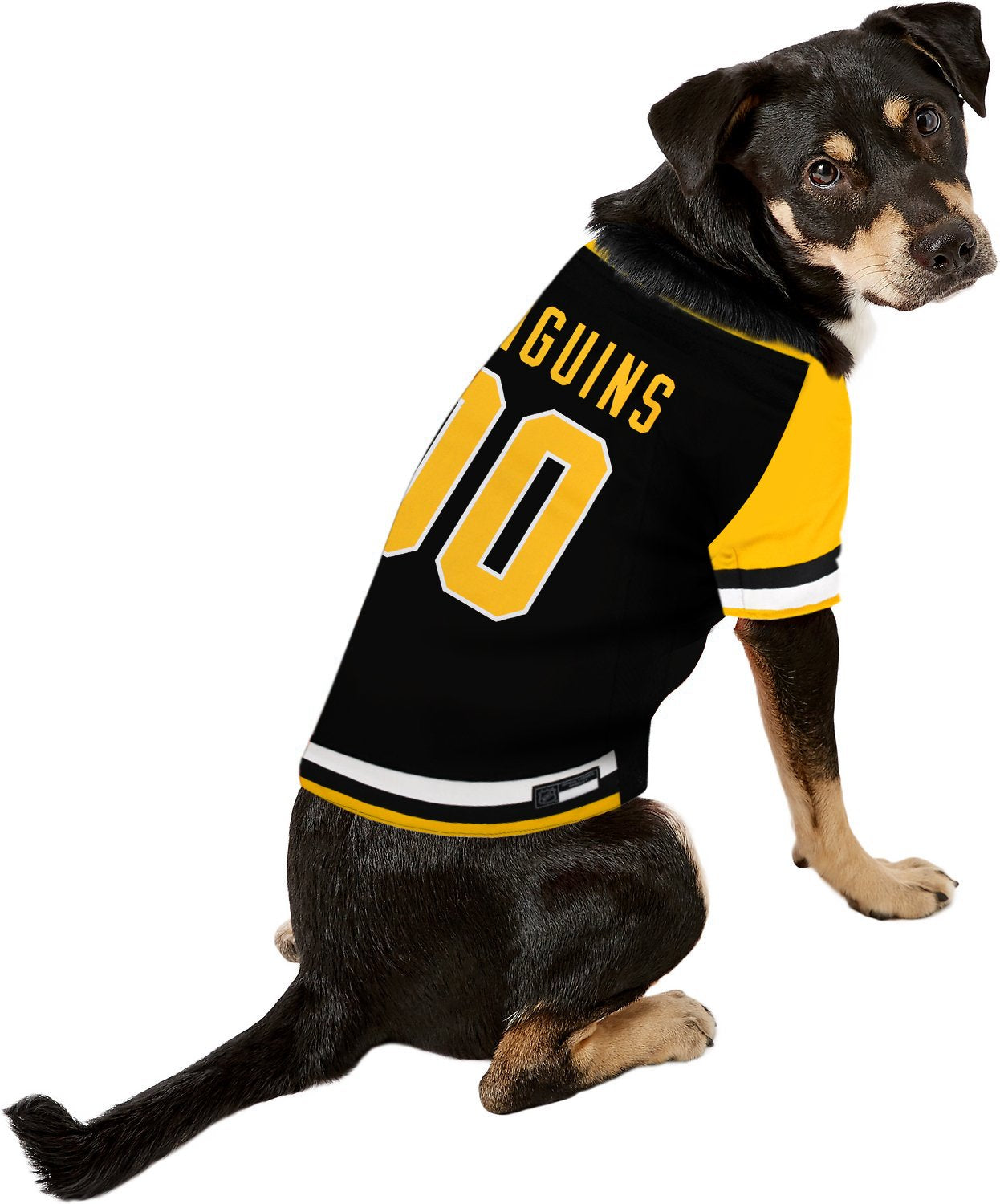 Pets First NHL Pittsburgh Penguins Jersey for Dogs & Cats, Large. - Let Your Pet be a Real NHL Fan!
