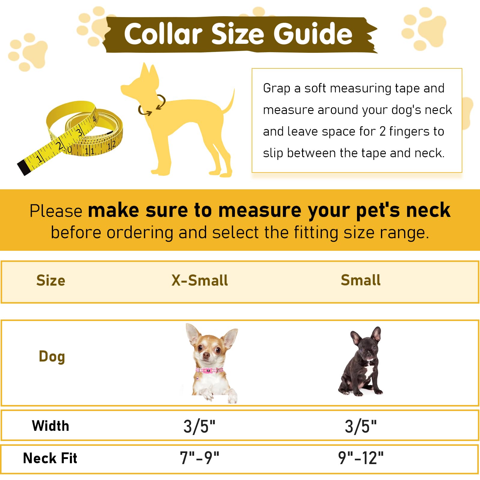 Reflective Puppy Collar With Bell For Small Dogs -Lightweight & Comfortable Soft Nylon Collars Gift For Boys Or Girls Dogs -Skul
