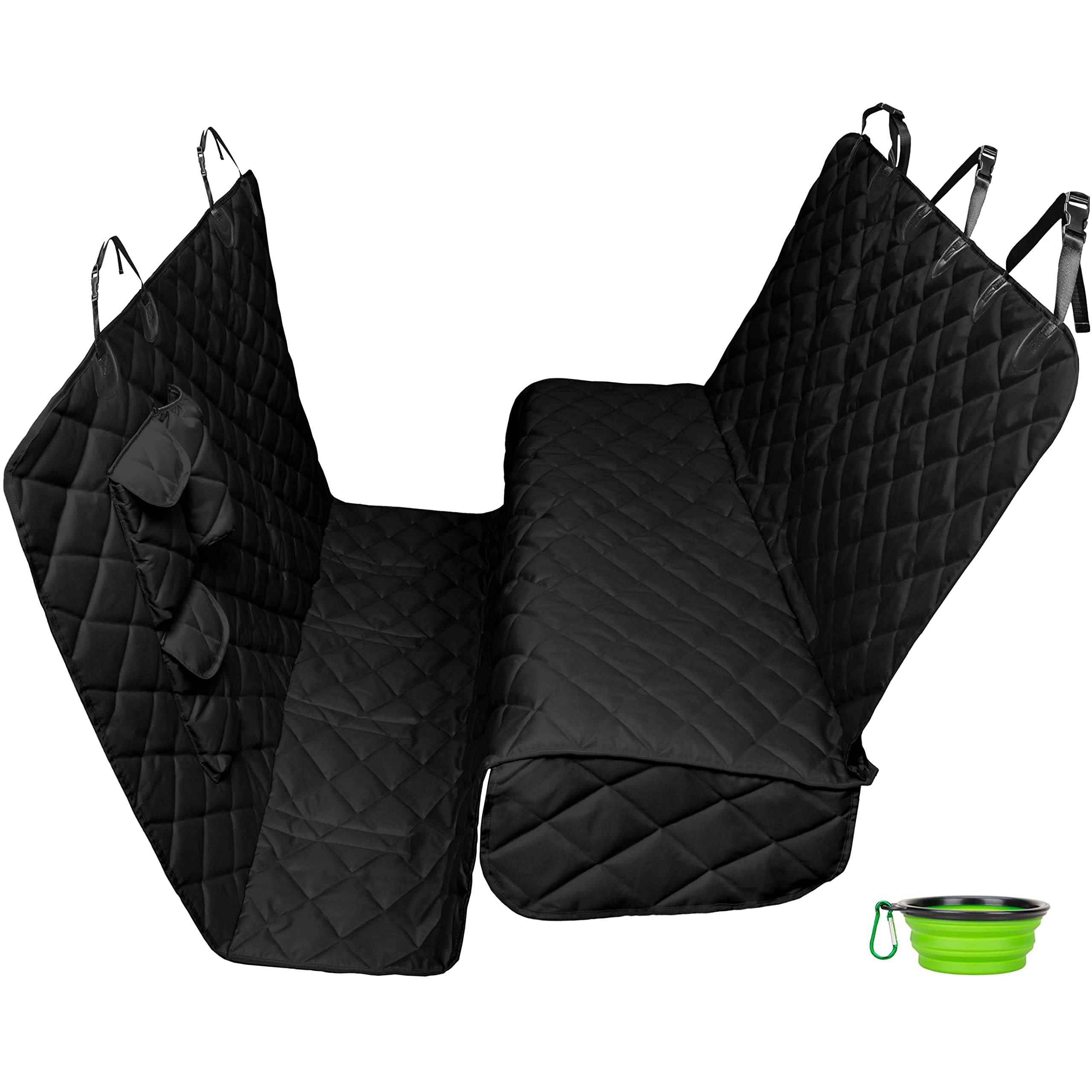 Tapiona XXL Extra Wide (63   ) & Extra Long (94   ) with Floor Coverage Dog Seat Cover for Trucks, SUVs & Cars - Heavy Duty, Pet